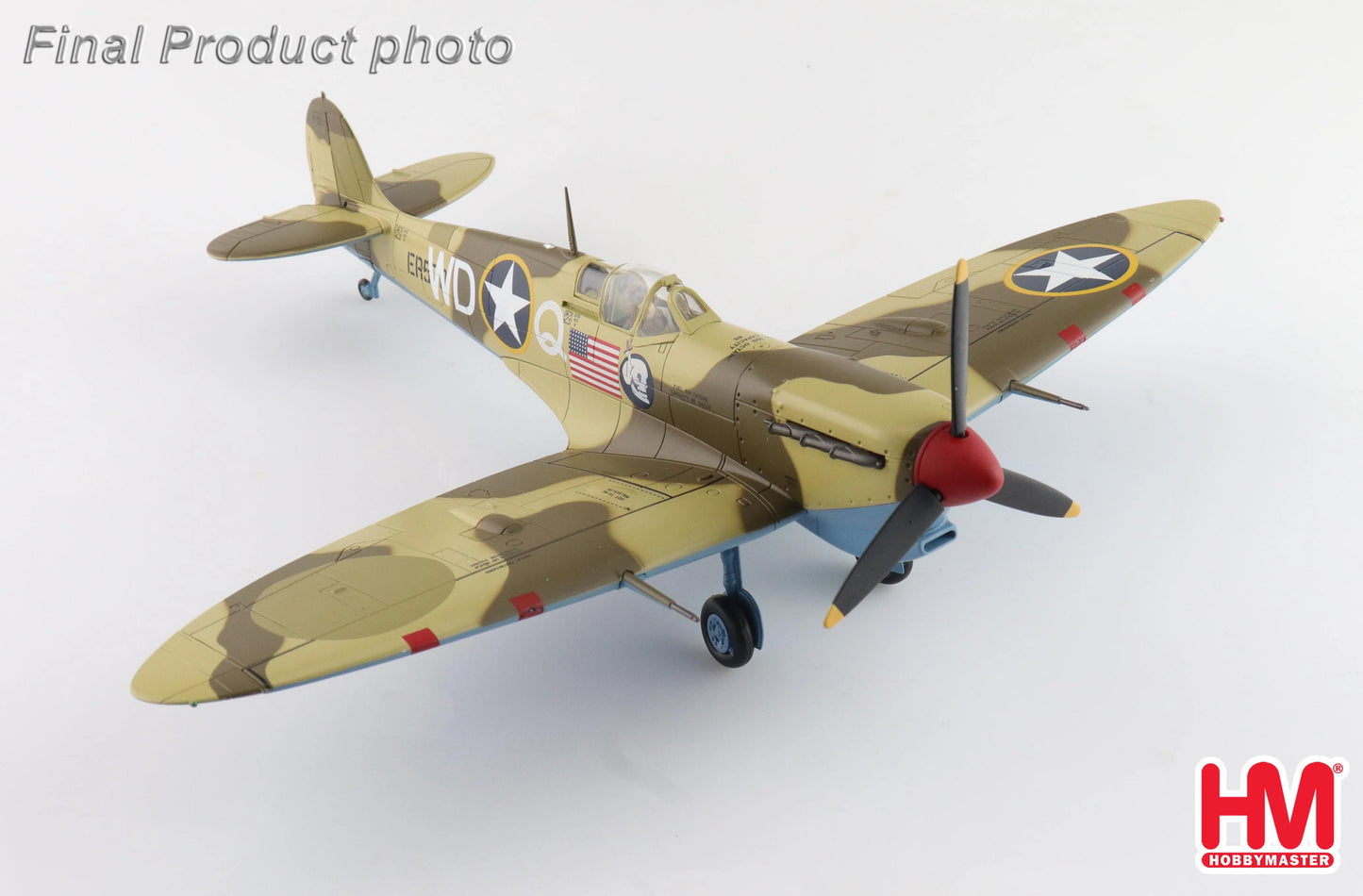 HOBBY MASTER SPITFIRE MK.VB TROP "MAJ. ROBERT LEVINE" ER570 4TH FS, 52ND FG MACAF AUGUST 1943