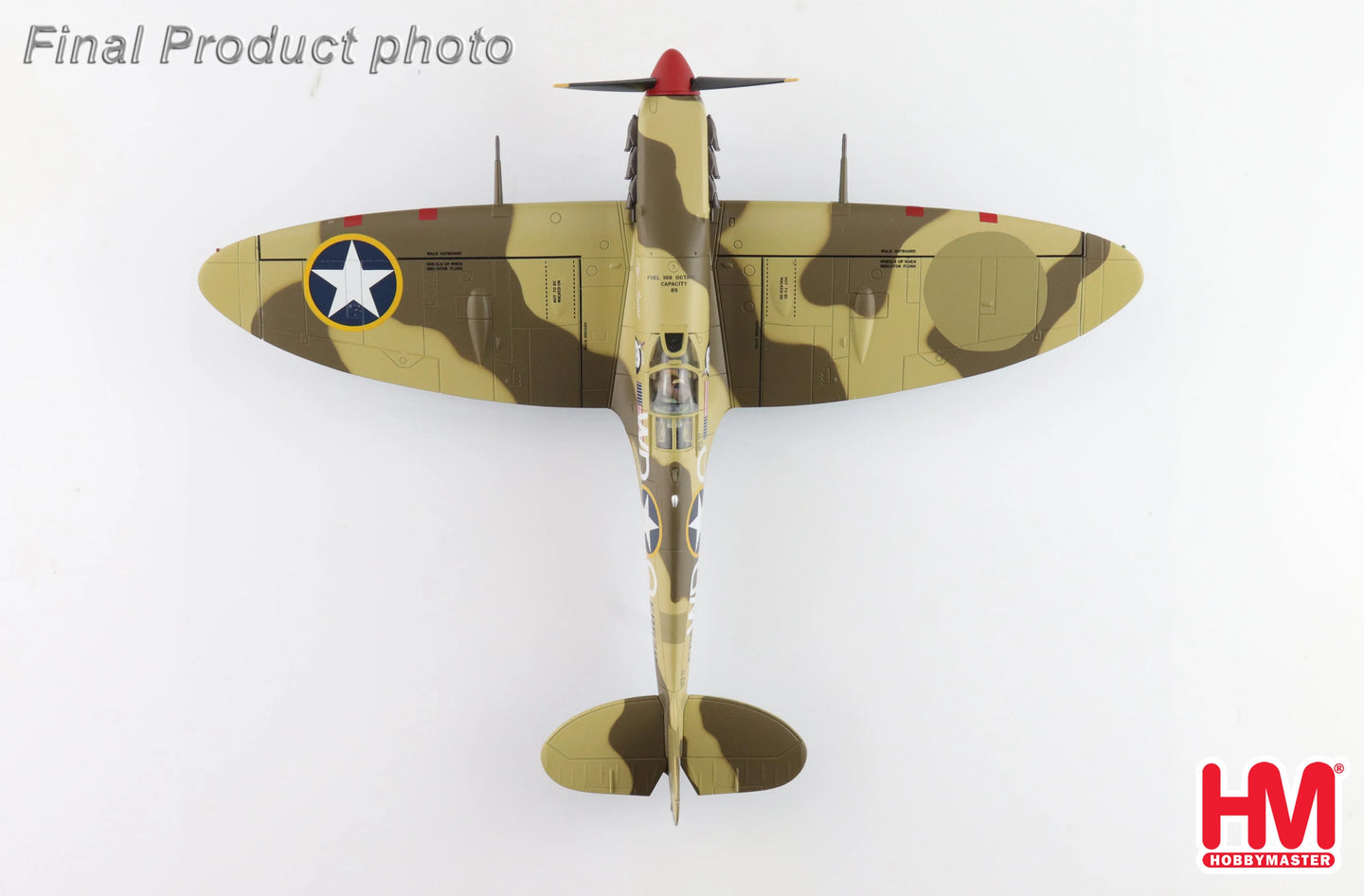 HOBBY MASTER SPITFIRE MK.VB TROP "MAJ. ROBERT LEVINE" ER570 4TH FS, 52ND FG MACAF AUGUST 1943
