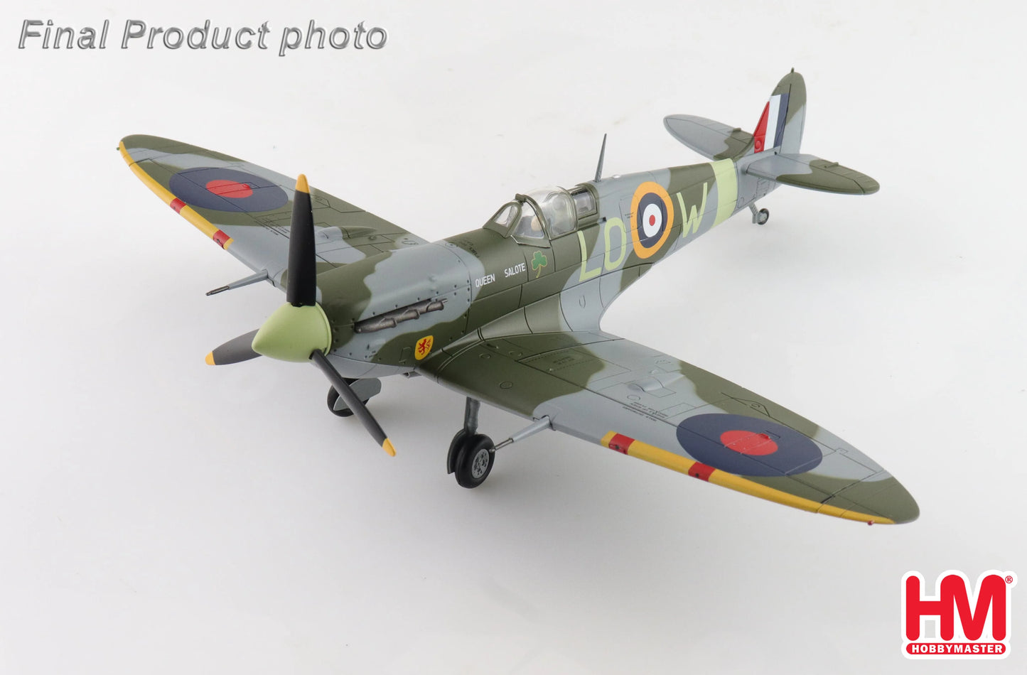 HOBBY MASTER SPITFIRE MK. VB BM124 FLOWN BY SQN. LDR. PADDY FINUCANE NO. 602 SQN 1942