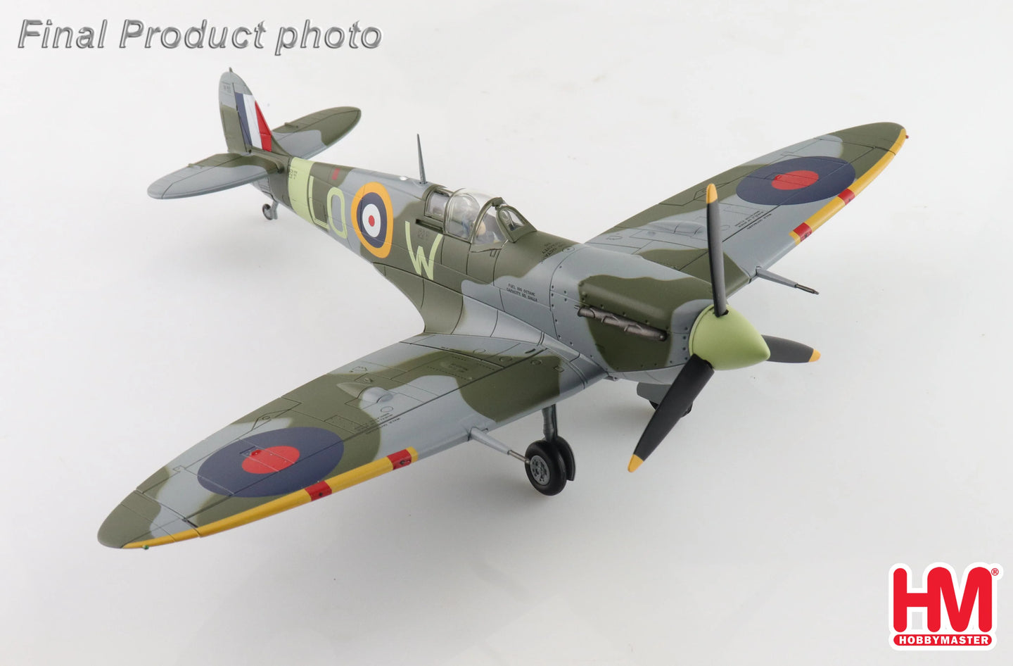 HOBBY MASTER SPITFIRE MK. VB BM124 FLOWN BY SQN. LDR. PADDY FINUCANE NO. 602 SQN 1942