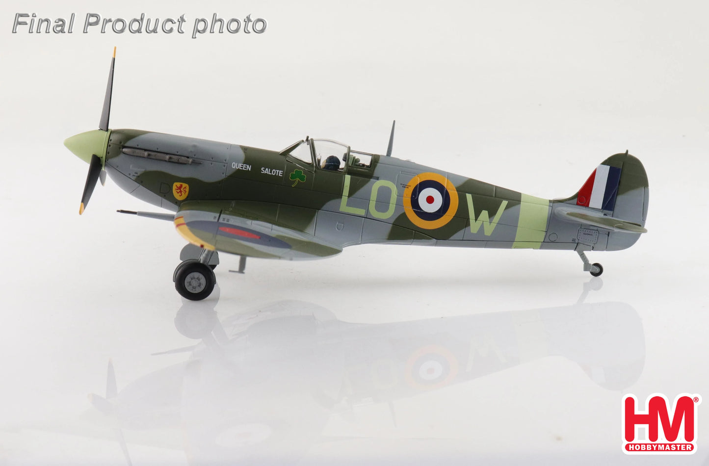 HOBBY MASTER SPITFIRE MK. VB BM124 FLOWN BY SQN. LDR. PADDY FINUCANE NO. 602 SQN 1942