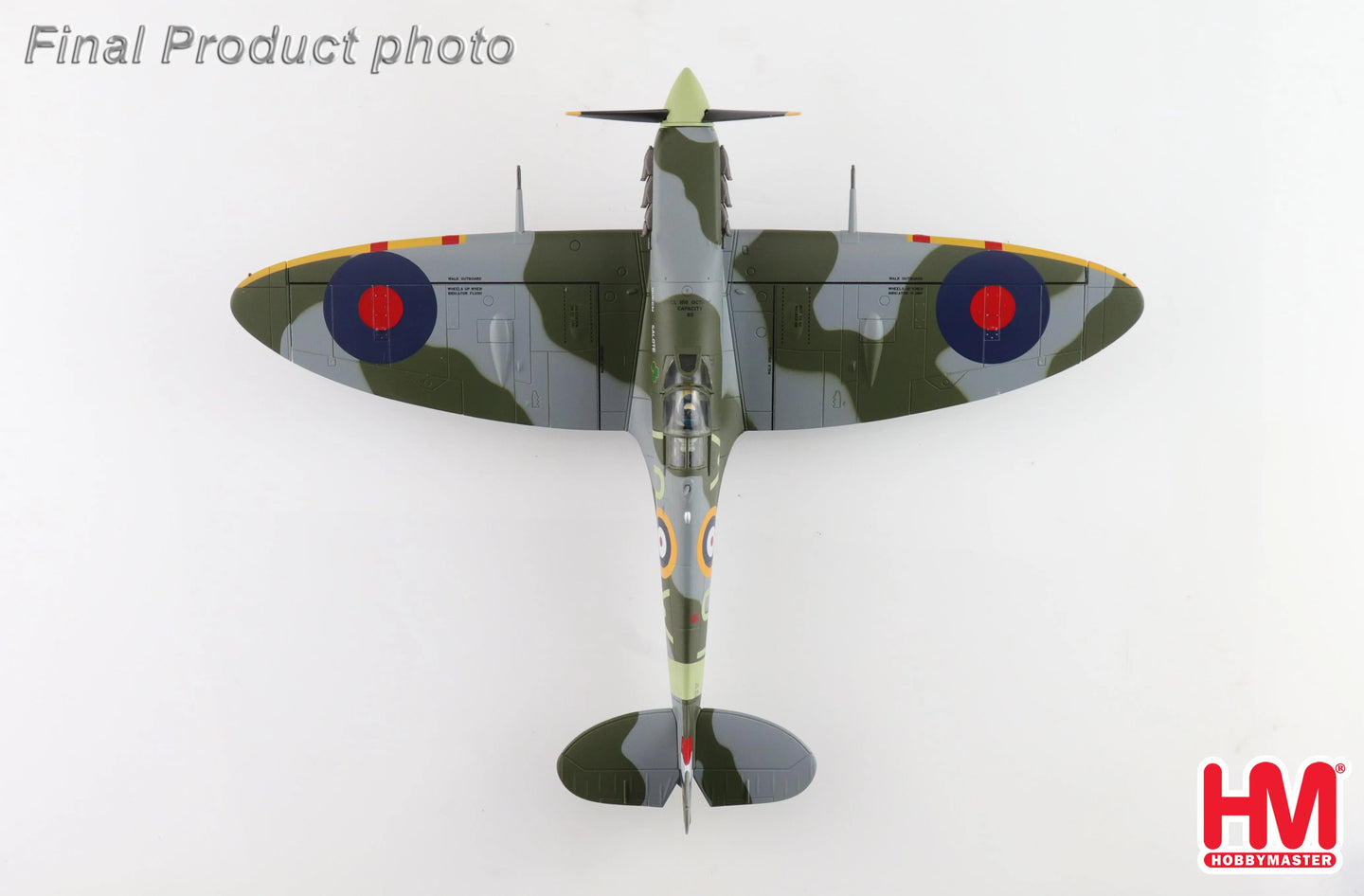 HOBBY MASTER SPITFIRE MK. VB BM124 FLOWN BY SQN. LDR. PADDY FINUCANE NO. 602 SQN 1942