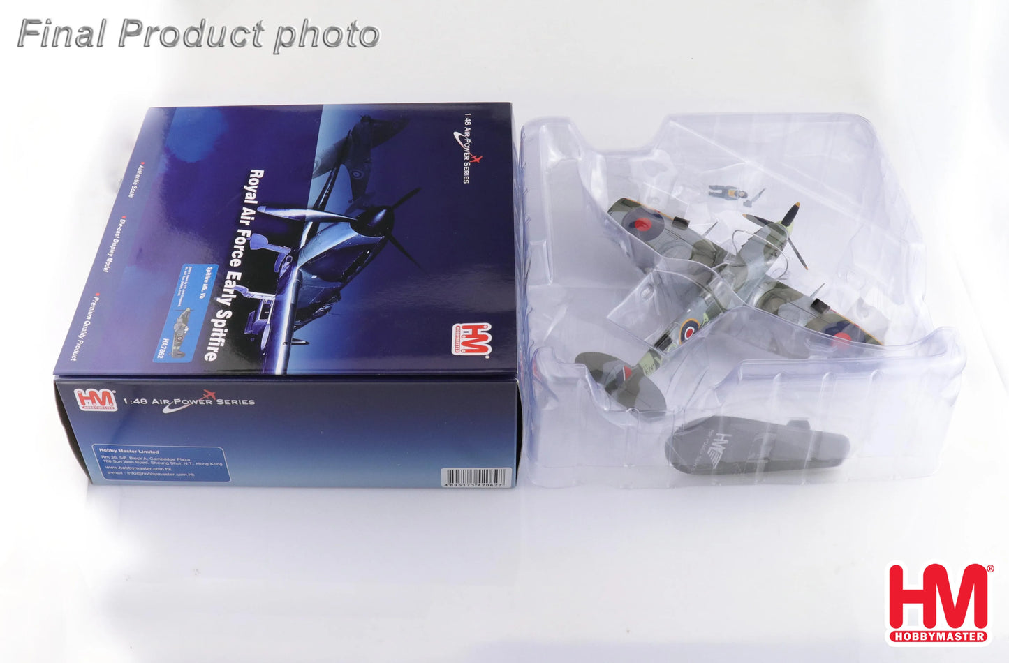 HOBBY MASTER SPITFIRE MK. VB EN921 FLOWN BY F/O JACK SHEPPARD NO. 401 SQN. RCAF 1943