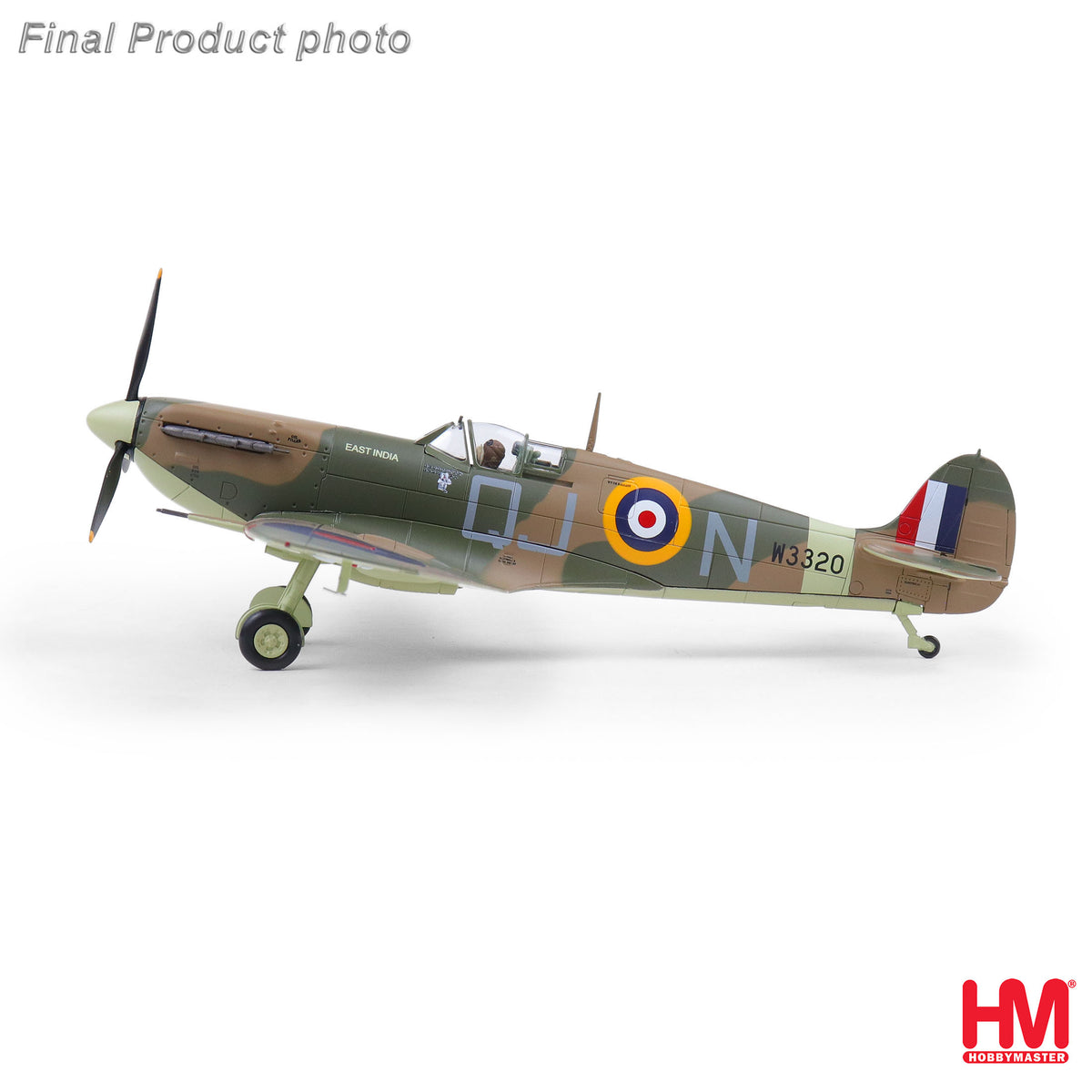 HOBBY MASTER SPITFIRE MK.VB RAF P/O DONALD E. KINGABY W3320 NO.92 SQN BIGGIN HILL JULY-AUGUST 1941