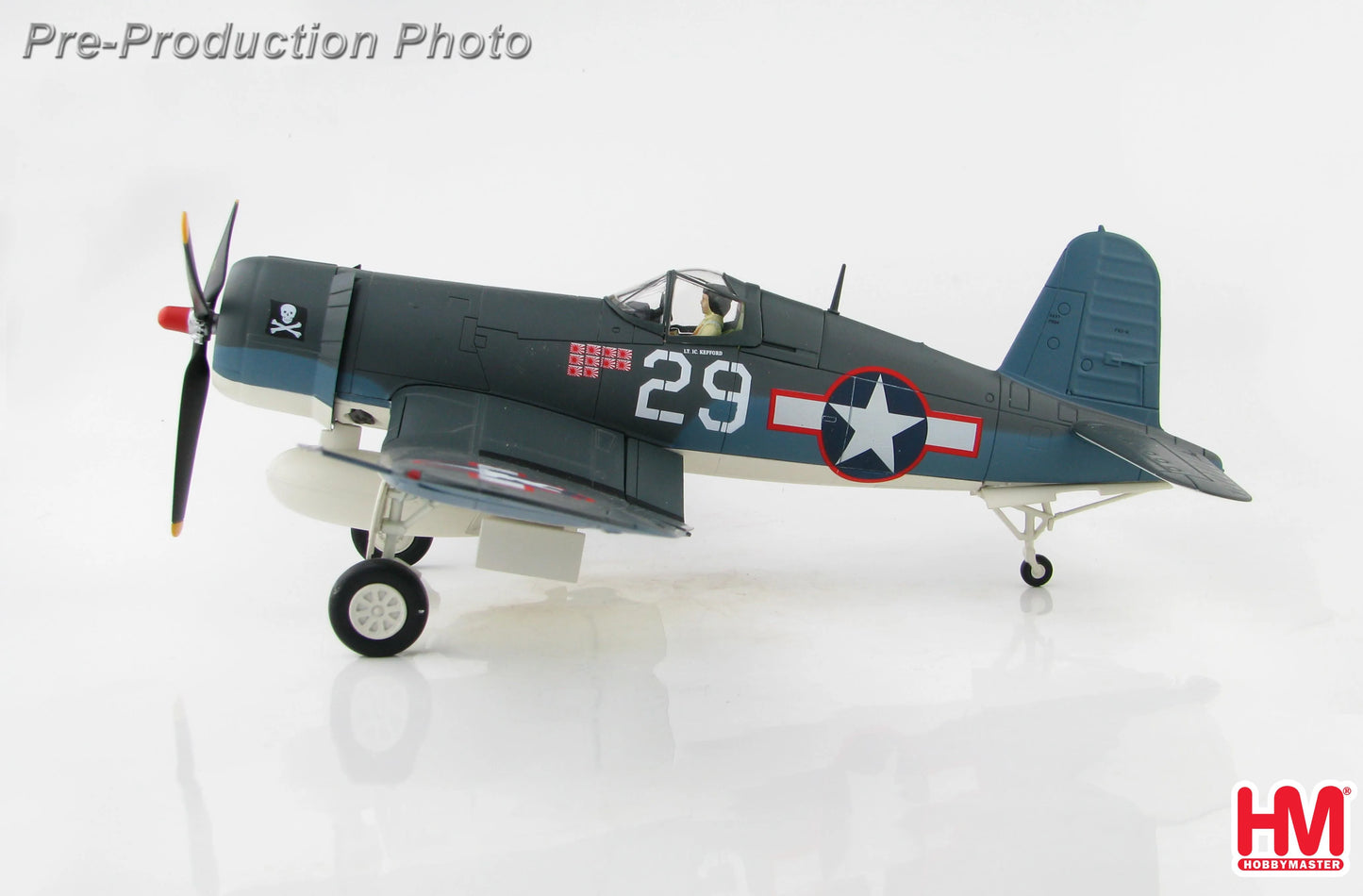 HOBBY MASTER F4U CORSAIR JOLLY ROGERS WHITE 29 1944