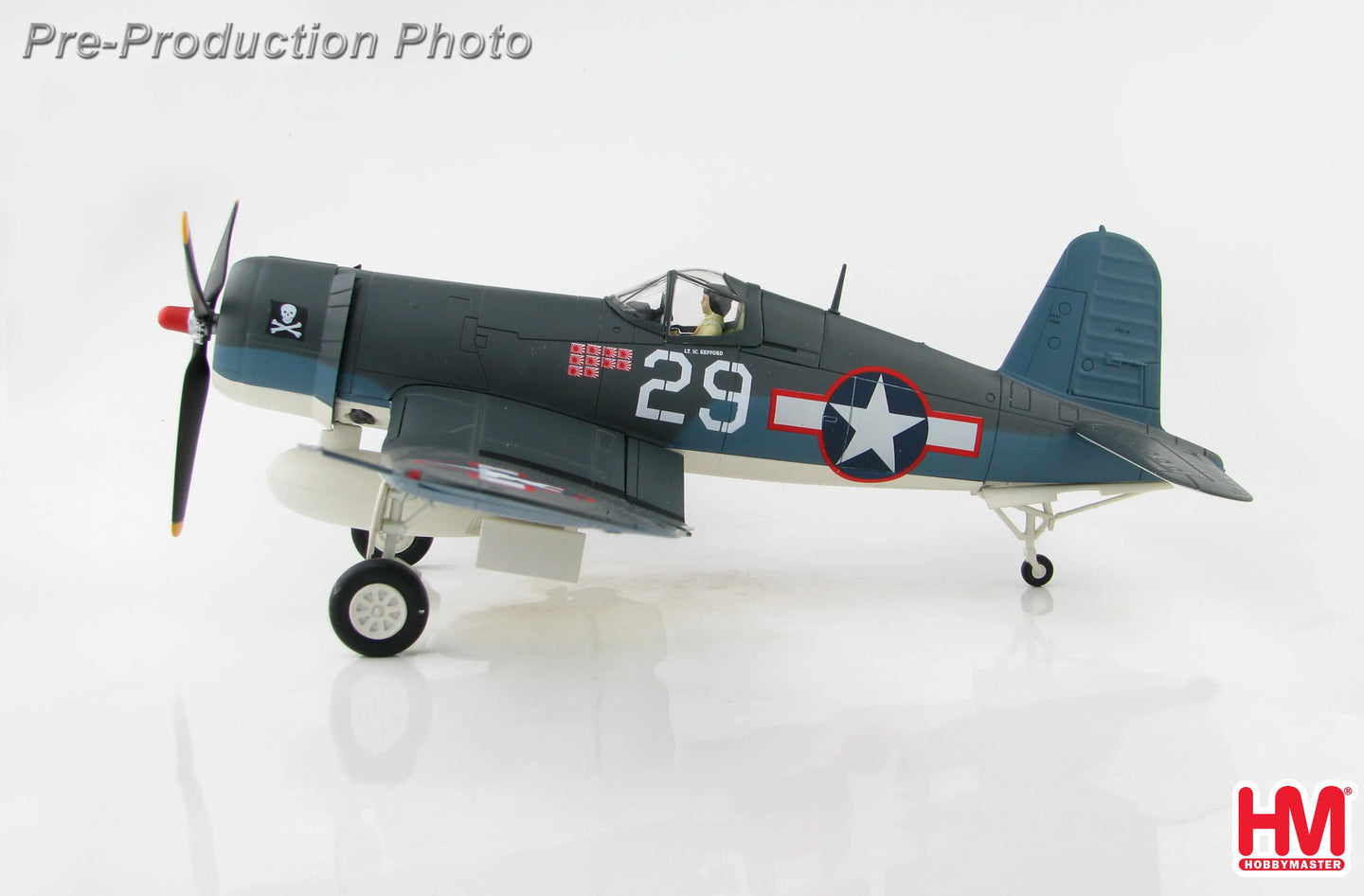 HOBBY MASTER F4U CORSAIR JOLLY ROGERS WHITE 29 1944