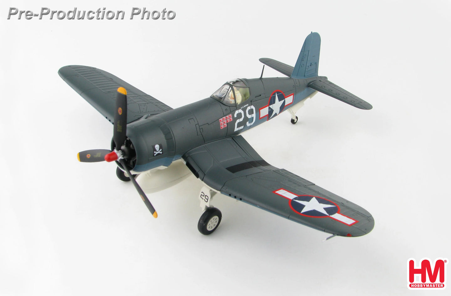 HOBBY MASTER F4U CORSAIR JOLLY ROGERS WHITE 29 1944