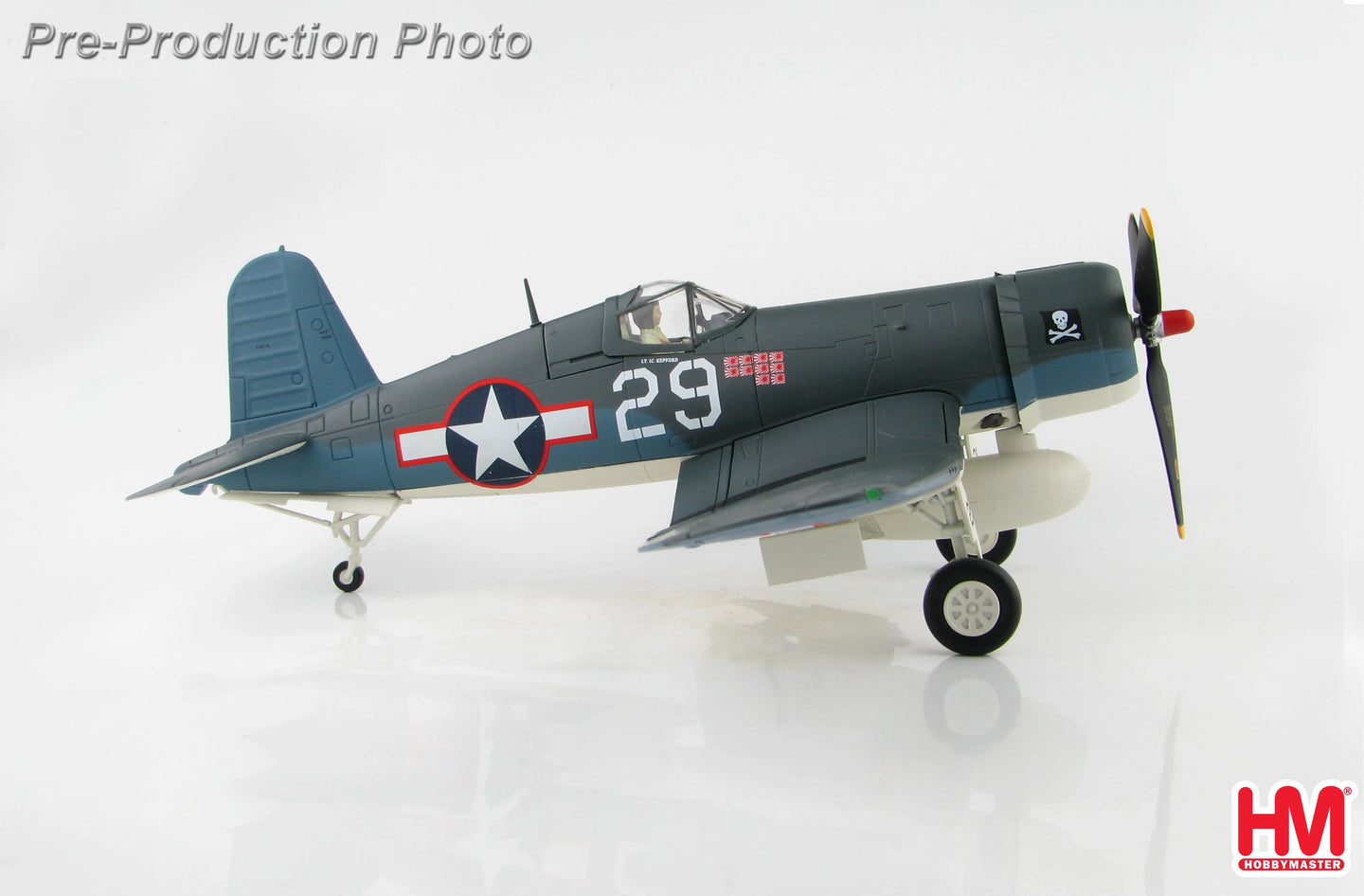 HOBBY MASTER F4U CORSAIR JOLLY ROGERS WHITE 29 1944