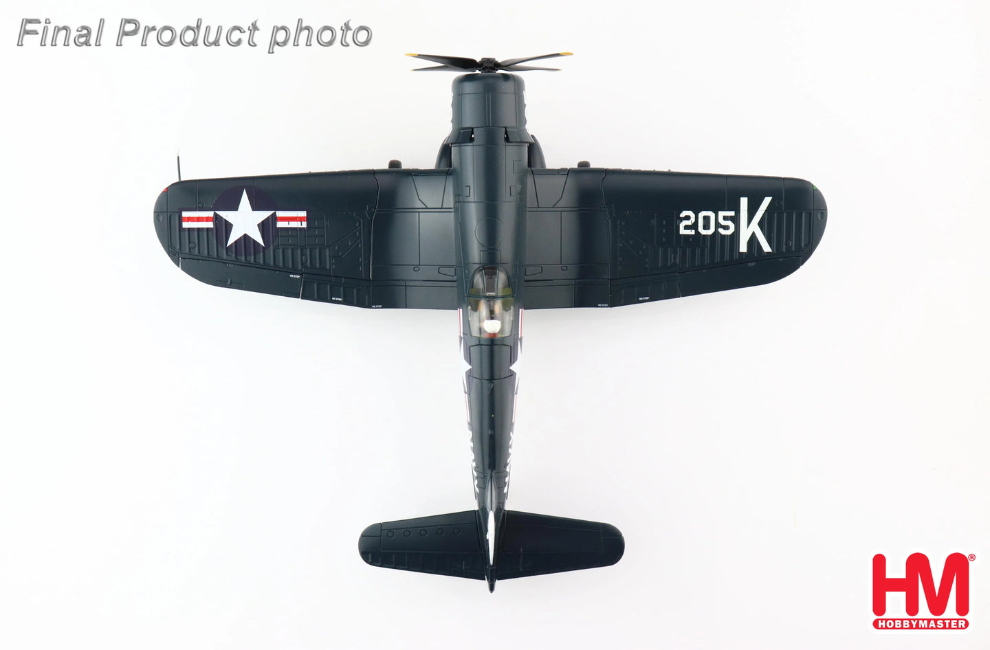 HOBBY MASTER F4U-4 CORSAIR MEDAL OF HONOR WHITE 205 DEC 1950