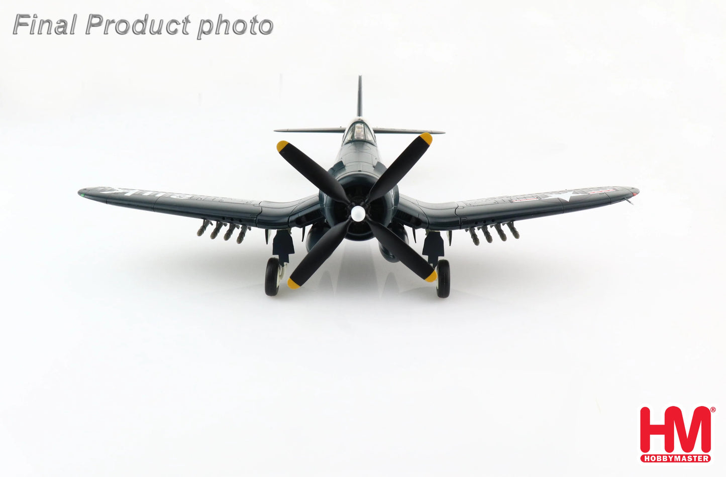 HOBBY MASTER F4U-4 CORSAIR WHITE 203 JESSE BROWN KIA 04 DEC 1950