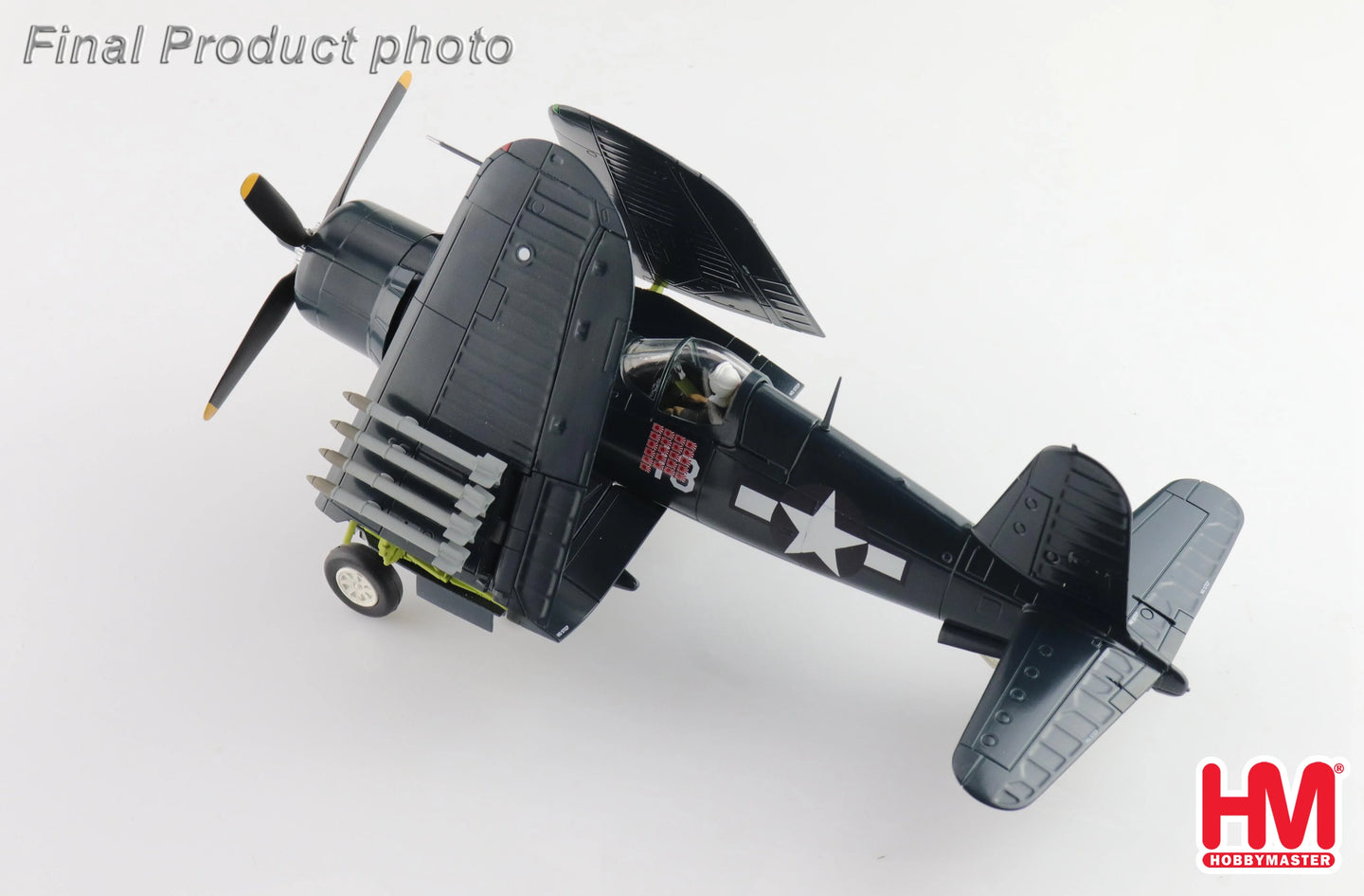 HOBBY MASTER F4U-4 CORSAIR WHITE 13 CAPT KENNETH WALSH
