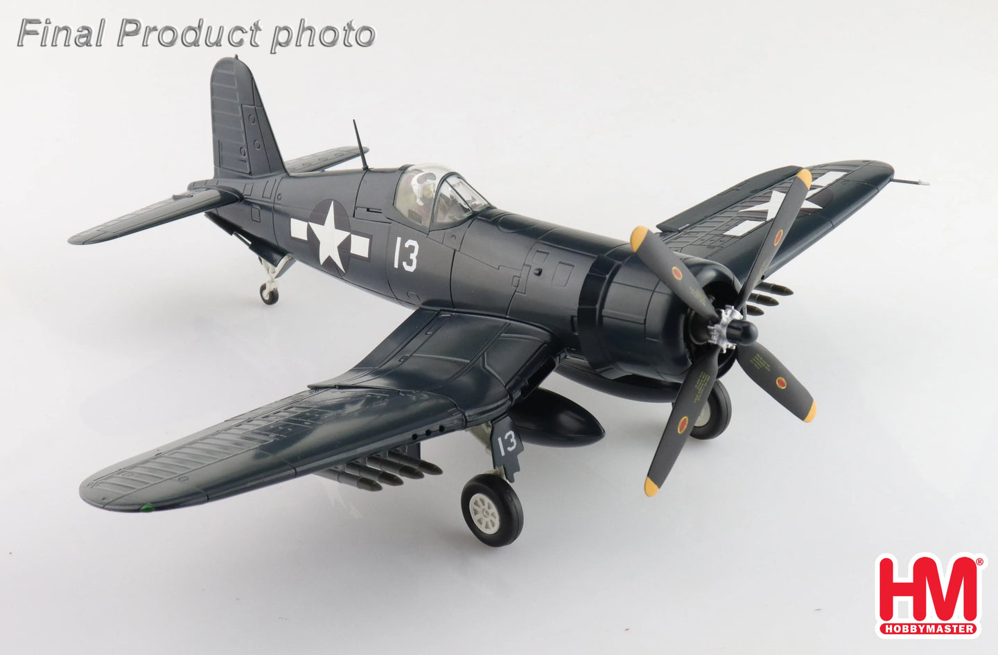 HOBBY MASTER F4U-4 CORSAIR WHITE 13 CAPT KENNETH WALSH