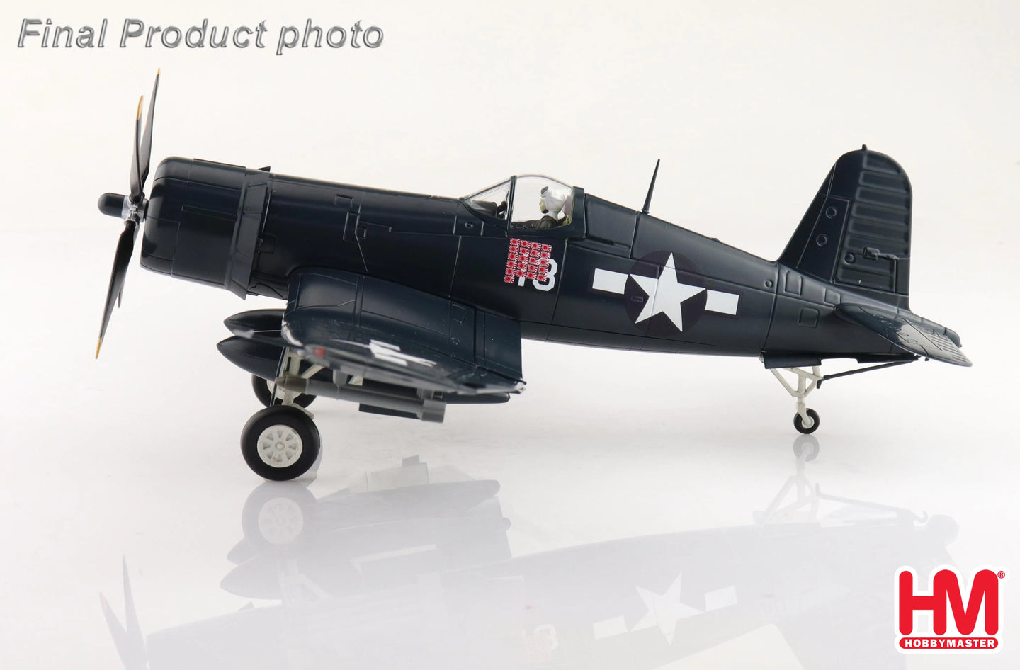 HOBBY MASTER F4U-4 CORSAIR WHITE 13 CAPT KENNETH WALSH