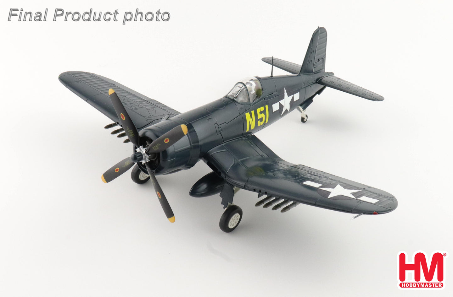 HOBBY MASTER F4U-4 CORSAIR N51 JOHN GLENN VMF-155 CHINA 1945