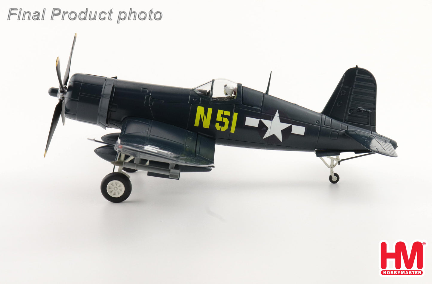 HOBBY MASTER F4U-4 CORSAIR N51 JOHN GLENN VMF-155 CHINA 1945