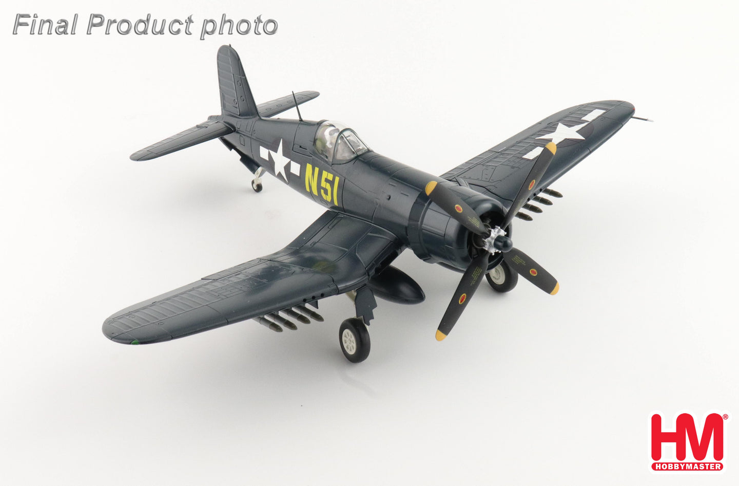 HOBBY MASTER F4U-4 CORSAIR N51 JOHN GLENN VMF-155 CHINA 1945