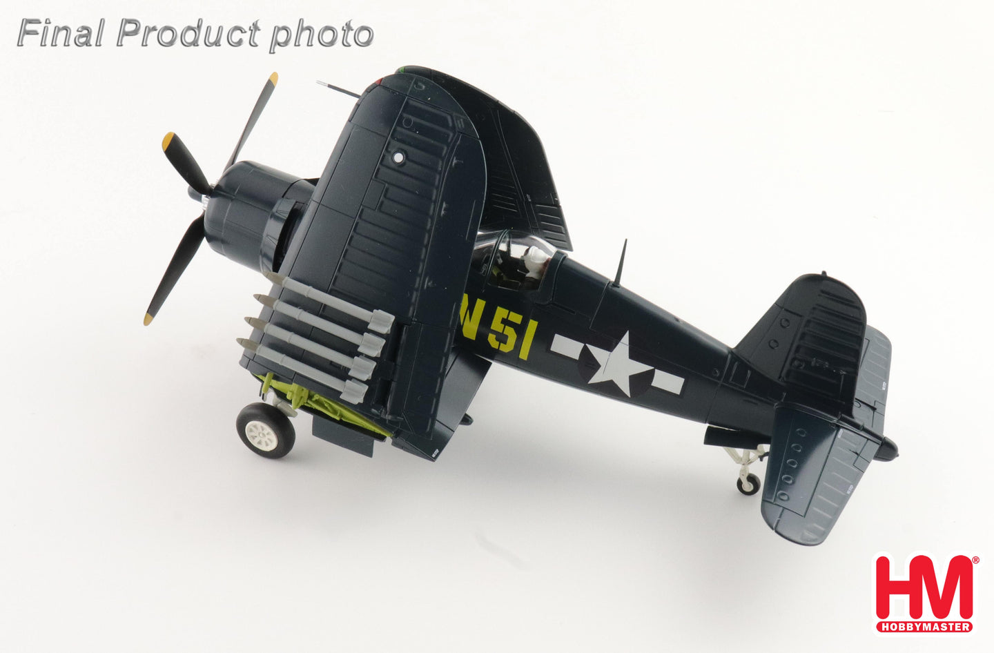 HOBBY MASTER F4U-4 CORSAIR N51 JOHN GLENN VMF-155 CHINA 1945