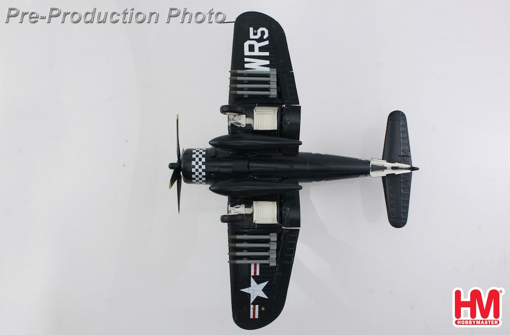 HOBBY MASTER F4U-4 CORSAIR US MARINES BUNO 97380 VMF-312 "CAPT. PHILLIP C. DELONG" USS BATAAN KOREA APRIL 1951