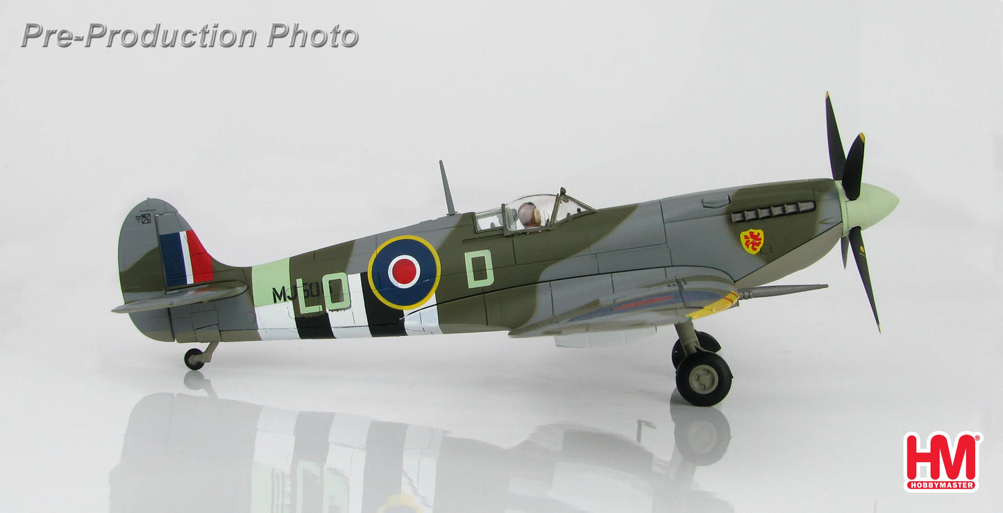 HOBBY MASTER SPITFIRE MK IX RAF PIERRE CLOSTERMANN 1944