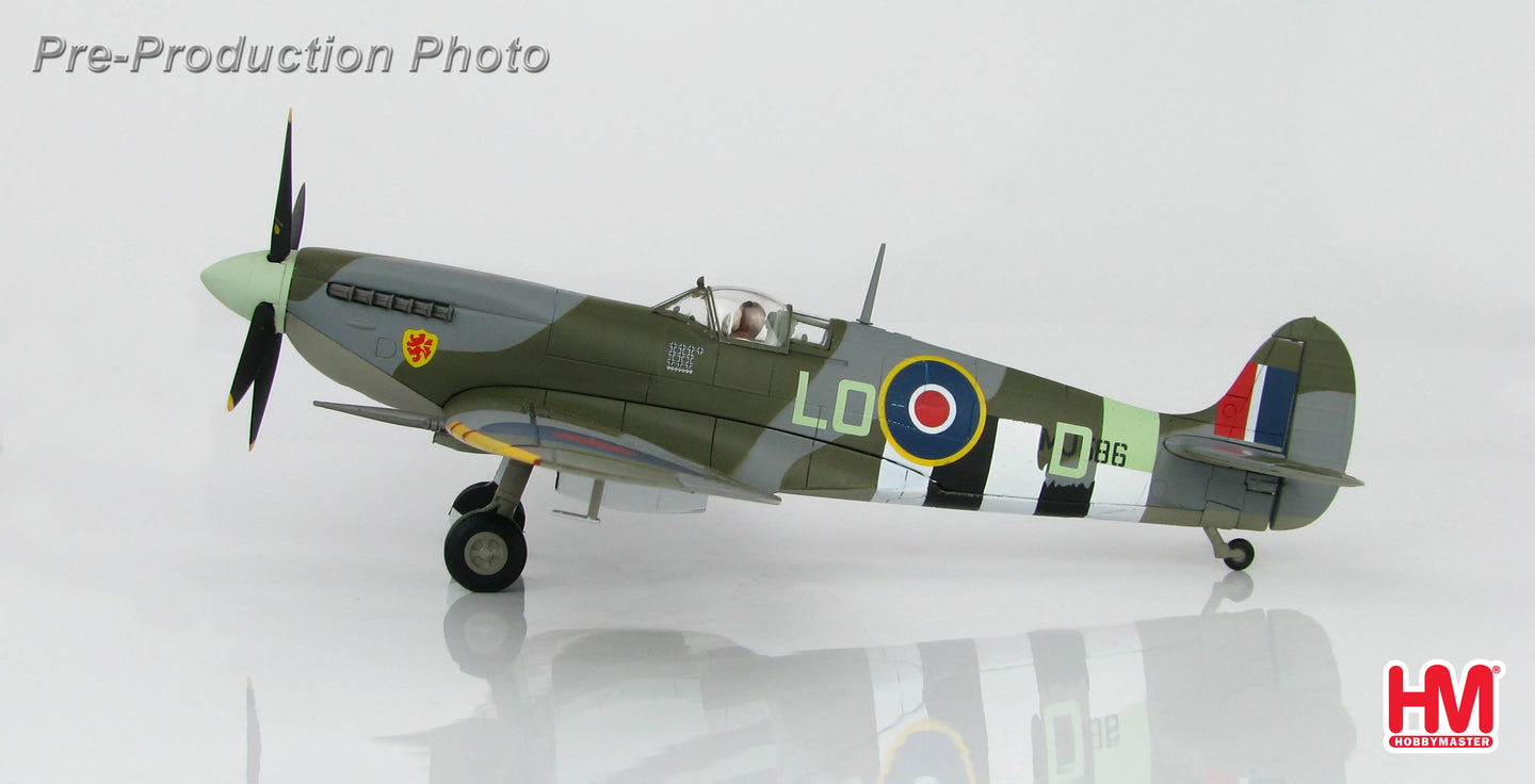 HOBBY MASTER SPITFIRE MK IX RAF PIERRE CLOSTERMANN 1944