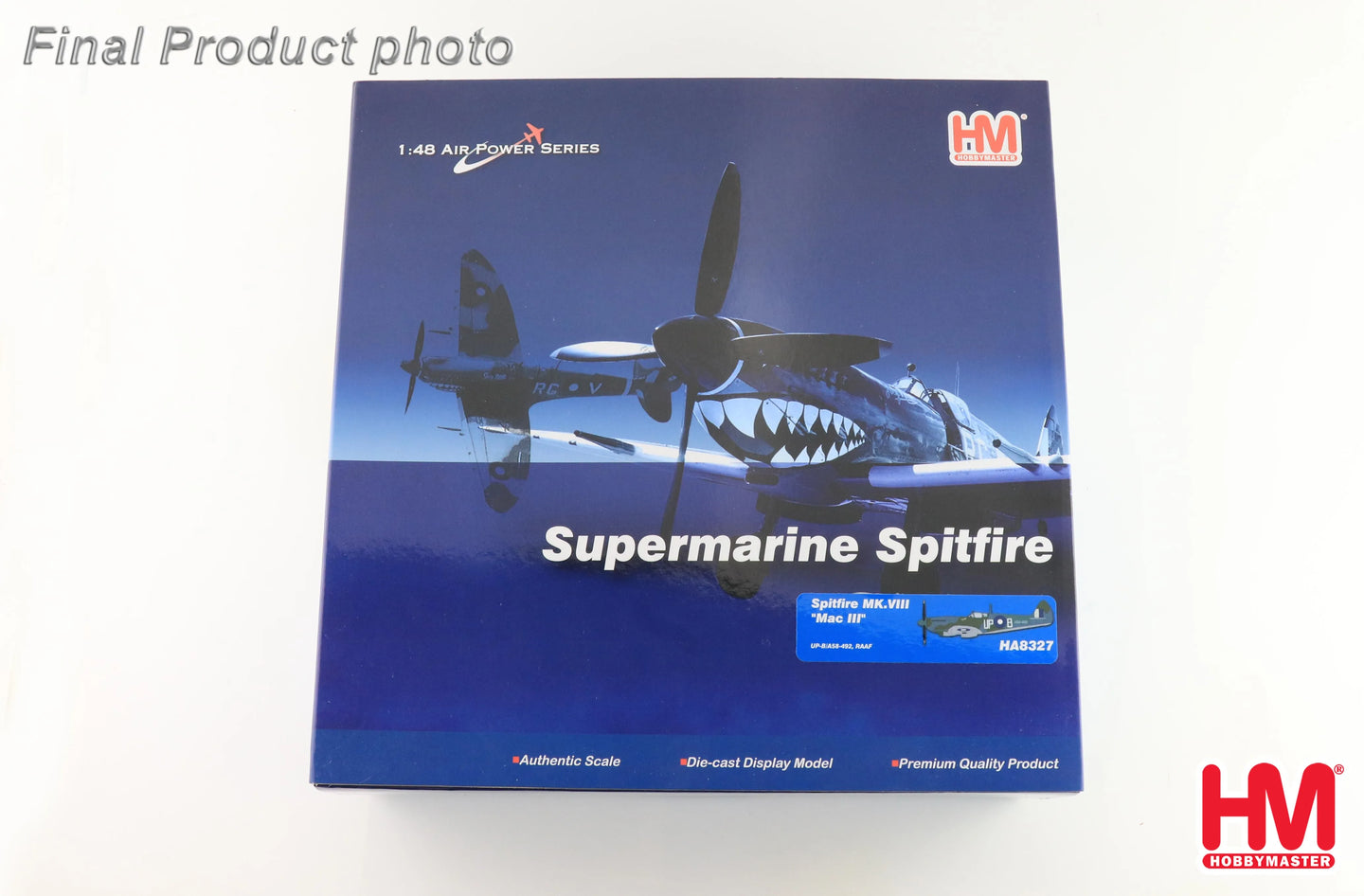 HOBBY MASTER SPITFIRE MK.VIII MAC III UP-B/A58-492, RAAF