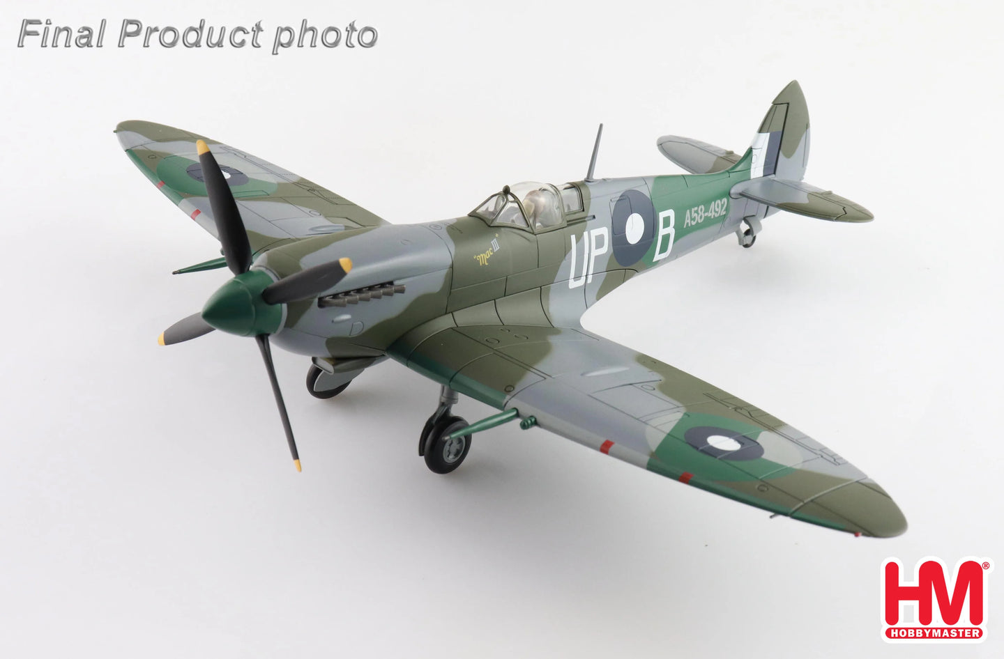 HOBBY MASTER SPITFIRE MK.VIII MAC III UP-B/A58-492, RAAF