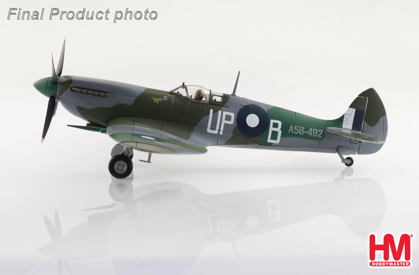 HOBBY MASTER SPITFIRE MK.VIII MAC III UP-B/A58-492, RAAF