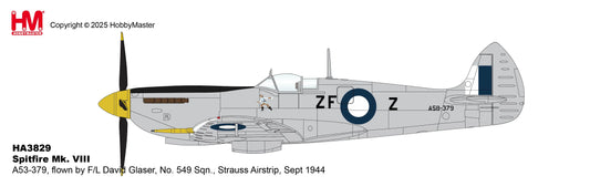 HOBBY MASTER MK. VIII, A53-379, FLOWN BY F/L DAVID GLASER, NO. 549 SQN., STRAUSS AIRSTRIP, SEPT 1944