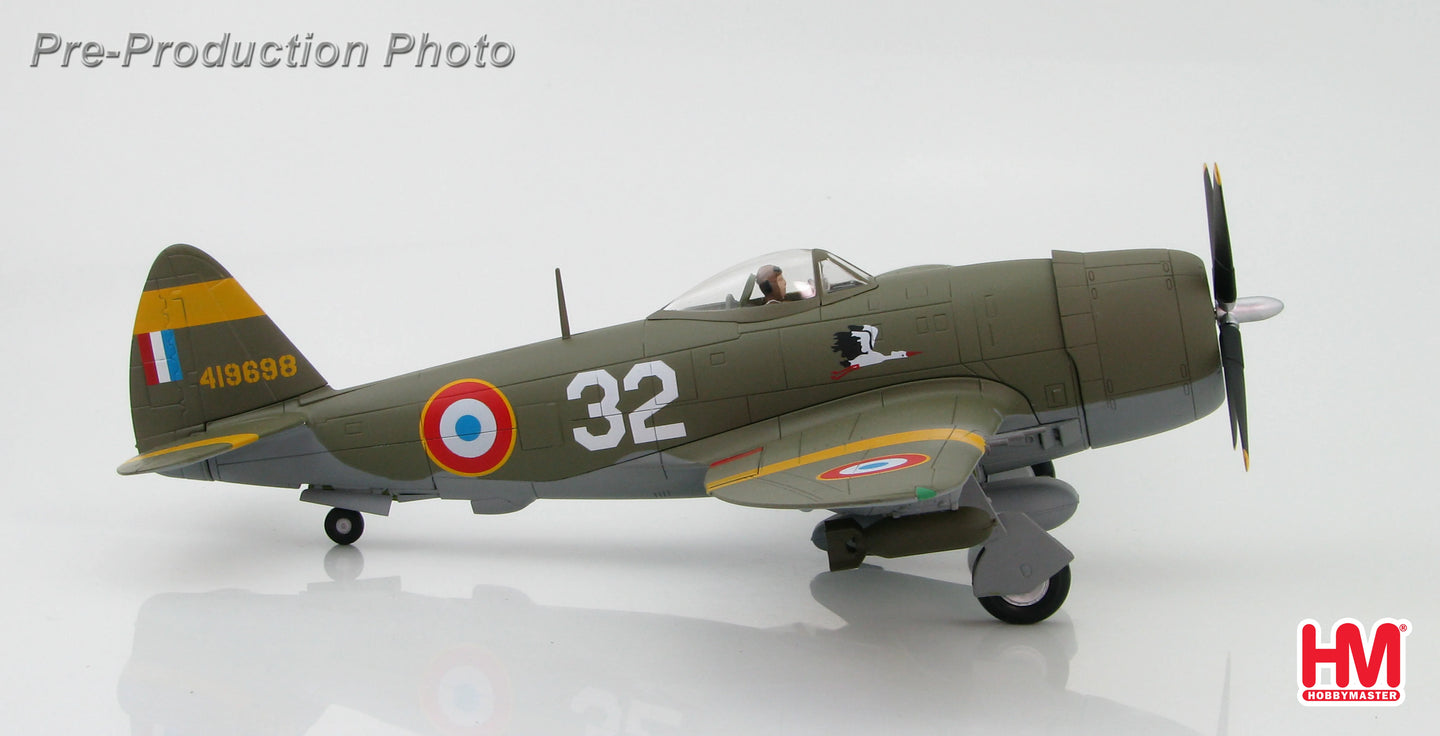 HOBBY MASTER P-47D THUNDERBOLT FRENCH GC11/5 419698 FRANCE 1944
