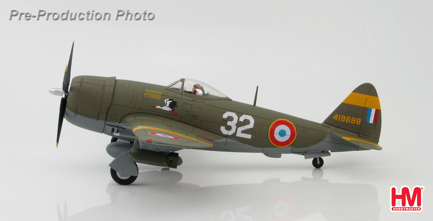 HOBBY MASTER P-47D THUNDERBOLT FRENCH GC11/5 419698 FRANCE 1944