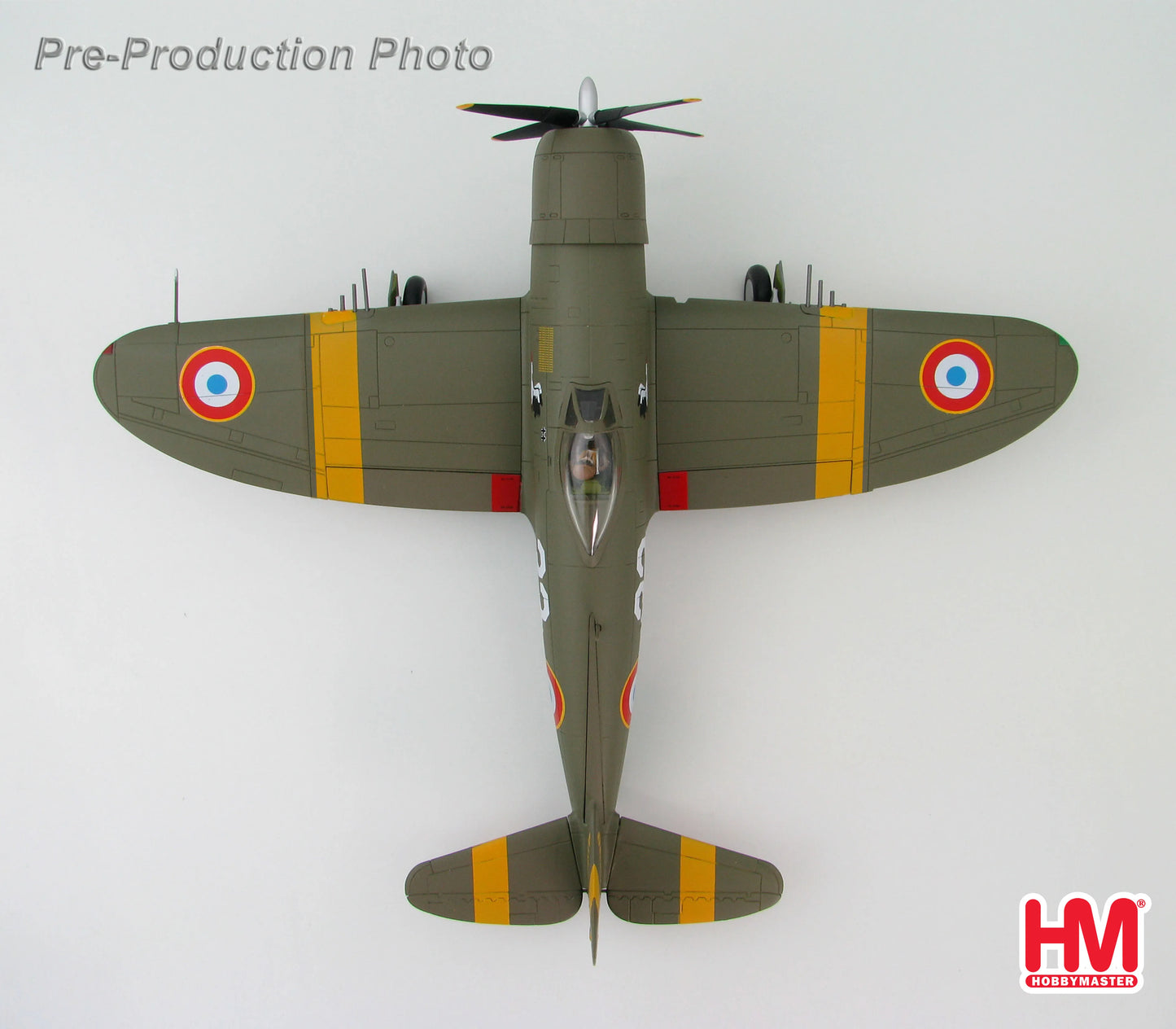 HOBBY MASTER P-47D THUNDERBOLT FRENCH GC11/5 419698 FRANCE 1944