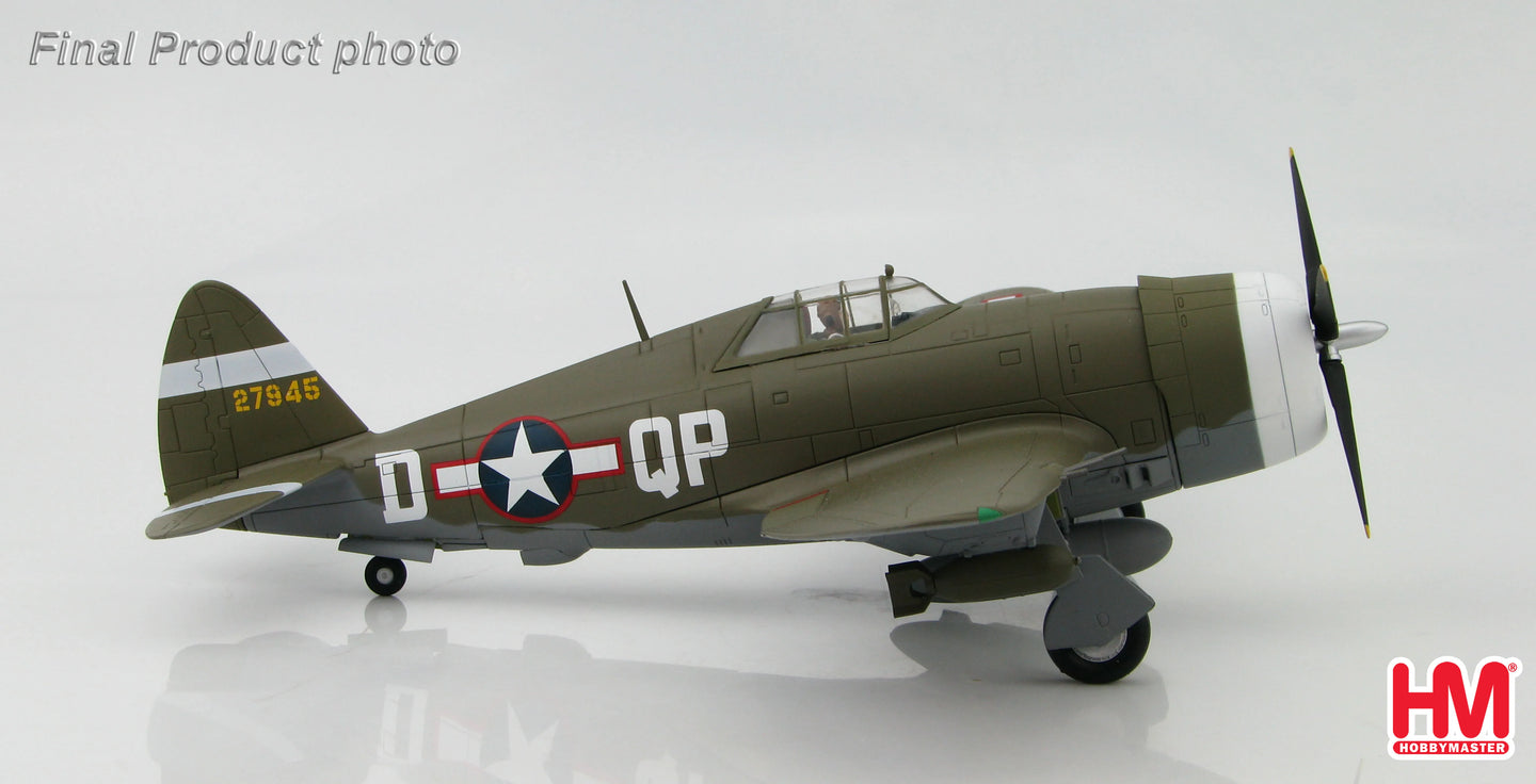 HOBBY MASTER REPUBLIC P-47D THUNDERBOLT USAAF 4TH FG 334TH FS #42-7945 "MISS PLAINFIELD"