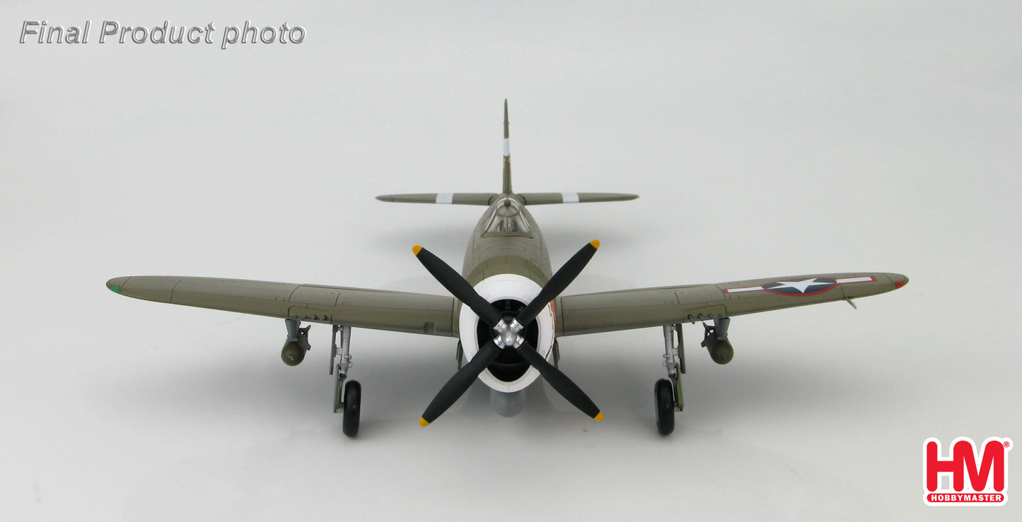 HOBBY MASTER REPUBLIC P-47D THUNDERBOLT USAAF 4TH FG 334TH FS #42-7945 "MISS PLAINFIELD"