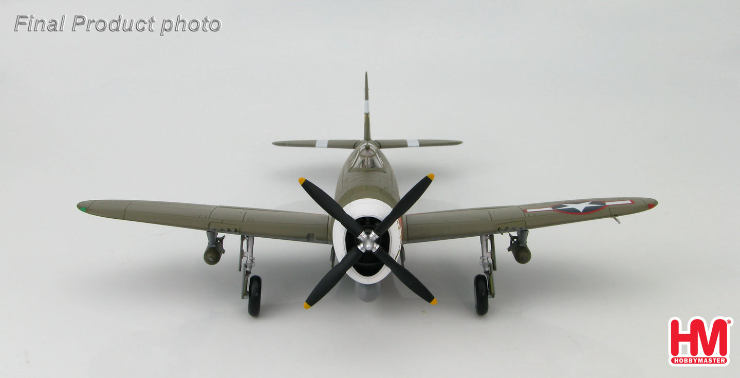 HOBBY MASTER REPUBLIC P-47D THUNDERBOLT USAAF 4TH FG 334TH FS #42-7945 "MISS PLAINFIELD"