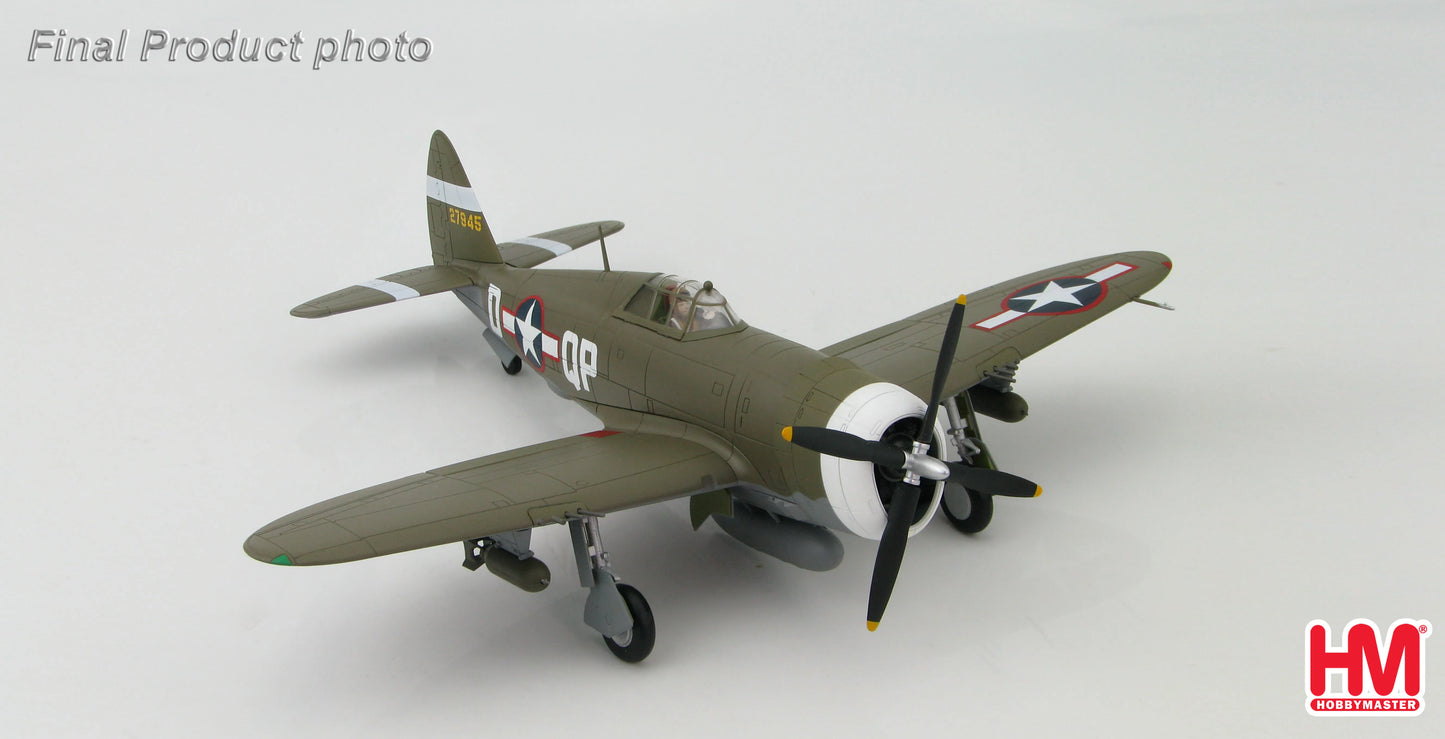 HOBBY MASTER REPUBLIC P-47D THUNDERBOLT USAAF 4TH FG 334TH FS #42-7945 "MISS PLAINFIELD"