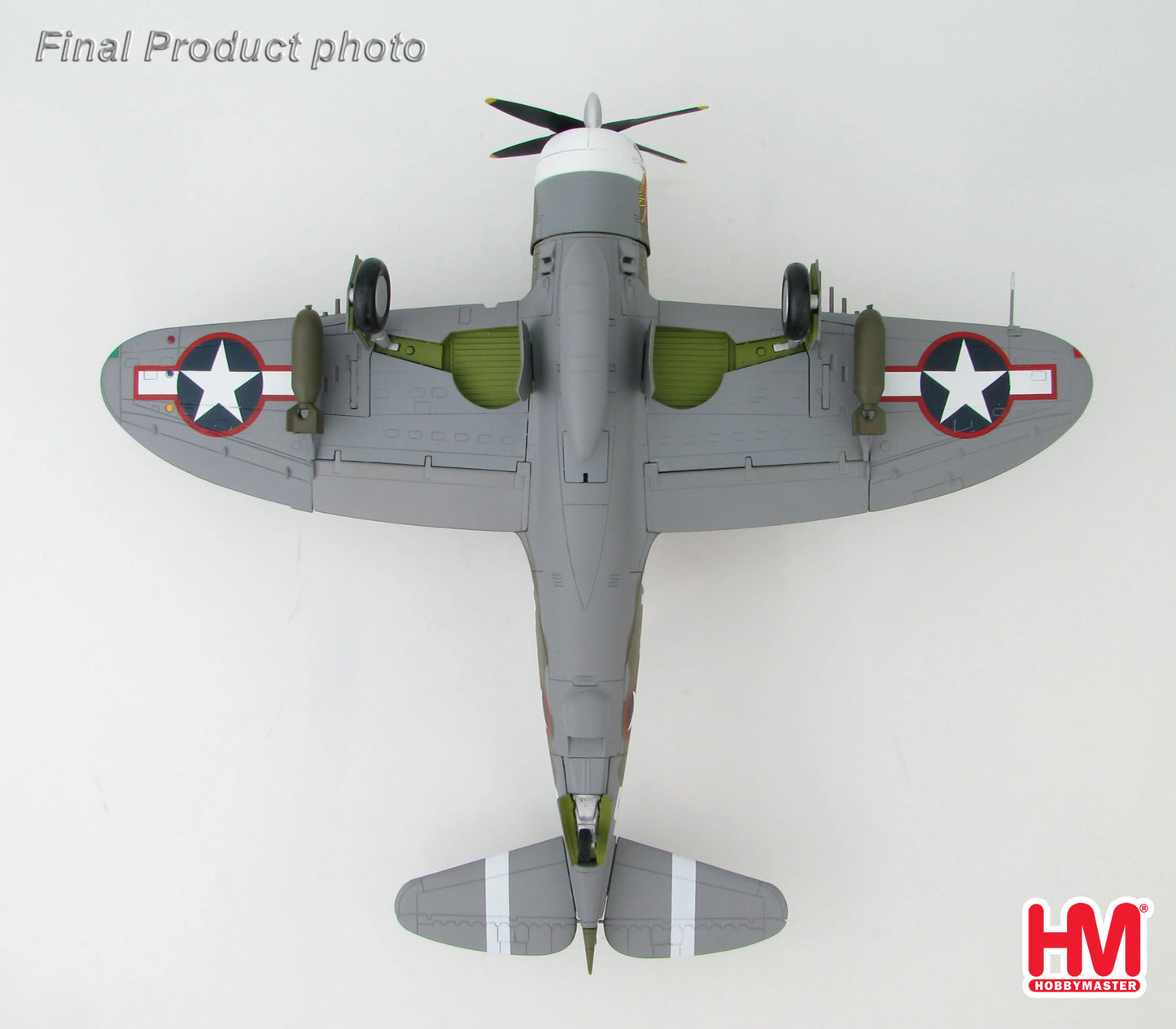 HOBBY MASTER REPUBLIC P-47D THUNDERBOLT USAAF 4TH FG 334TH FS #42-7945 "MISS PLAINFIELD"