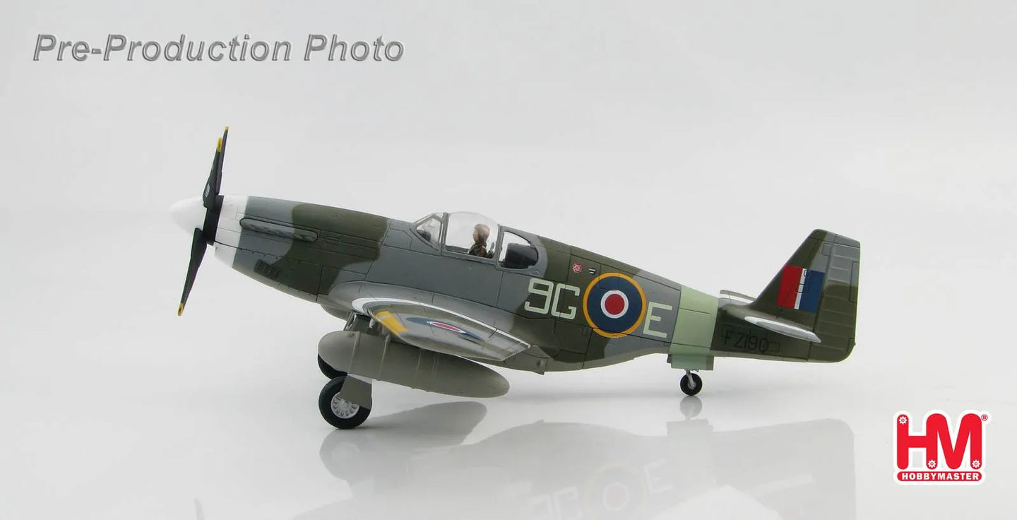 HOBBY MASTER NORTH AMERICAN MUSTANG MK III RCAF NO.441(SILVER FOX) SQN.FZ190