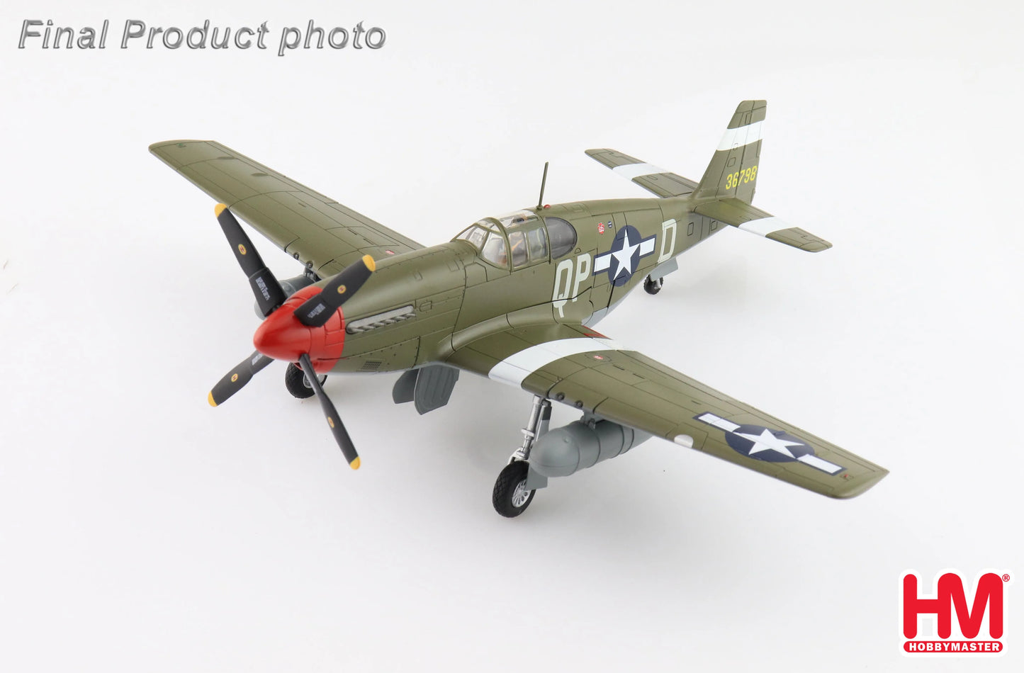 HOBBY MASTER P-51B MUSTANG STEVE PISANOS 36798 4TH FG 334TH FS MAY 1944