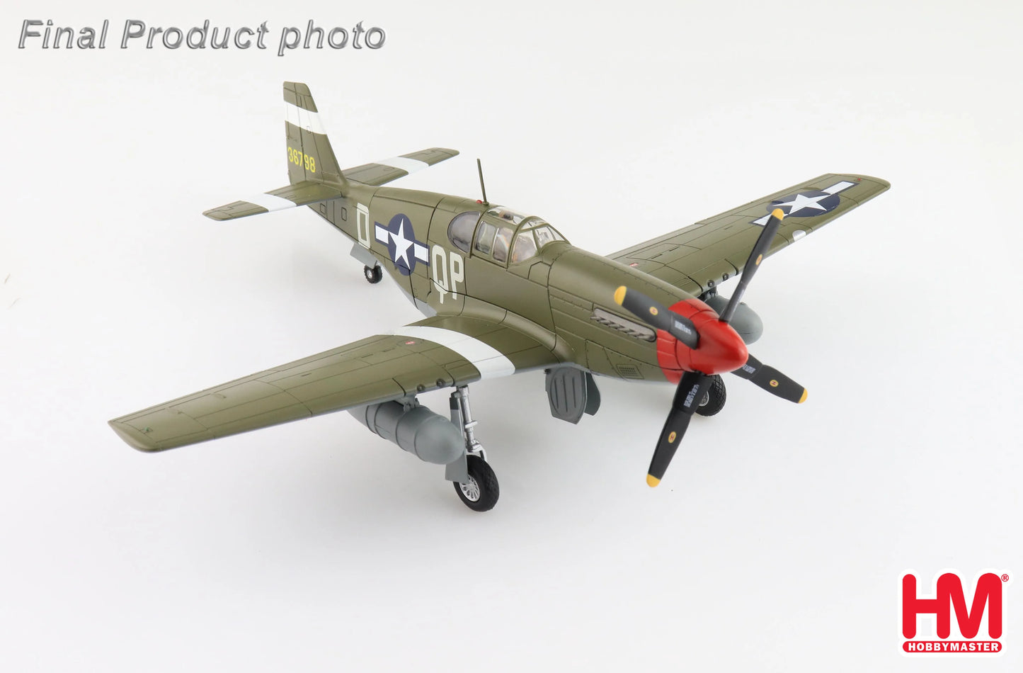 HOBBY MASTER P-51B MUSTANG STEVE PISANOS 36798 4TH FG 334TH FS MAY 1944