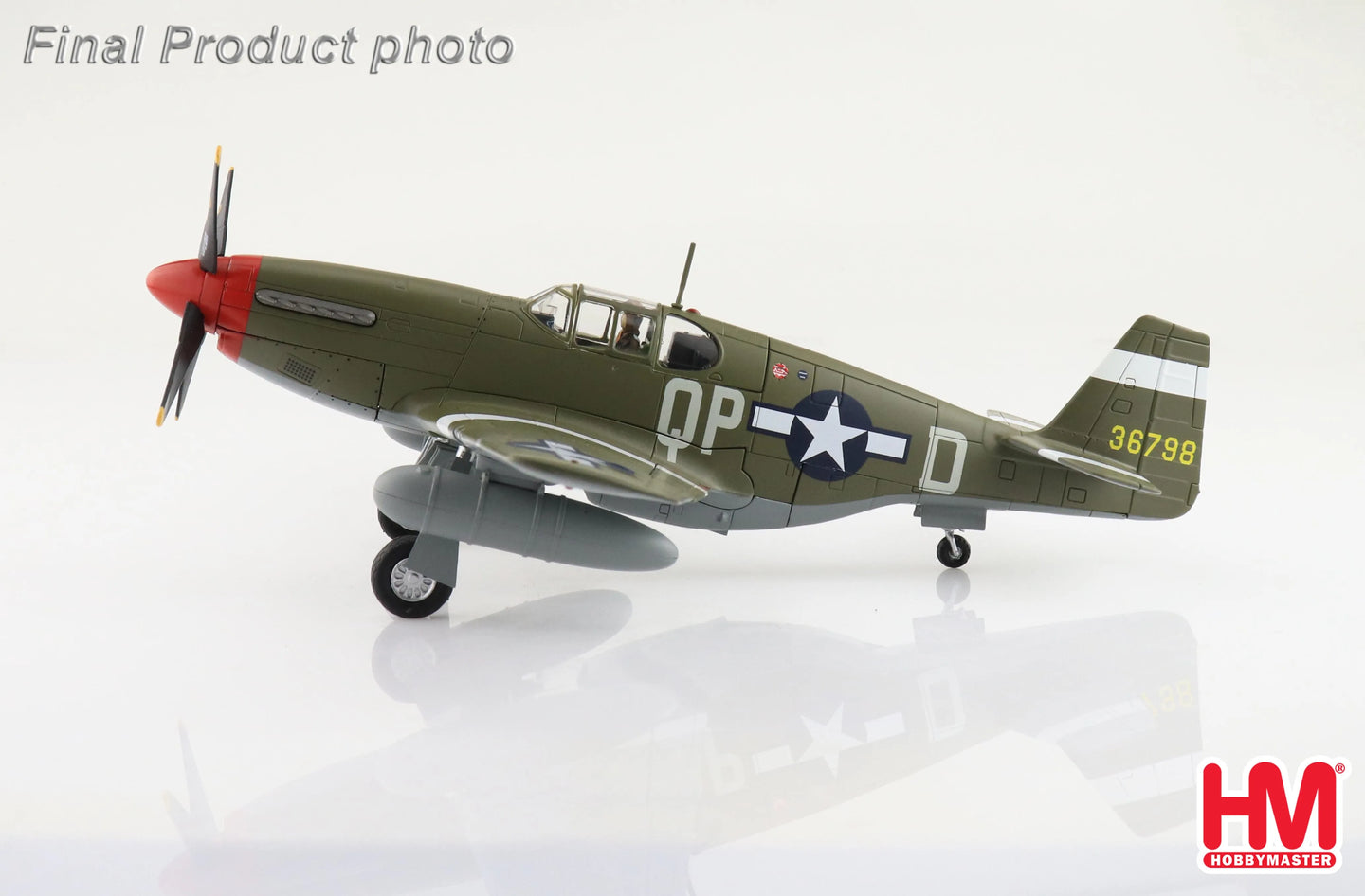 HOBBY MASTER P-51B MUSTANG STEVE PISANOS 36798 4TH FG 334TH FS MAY 1944