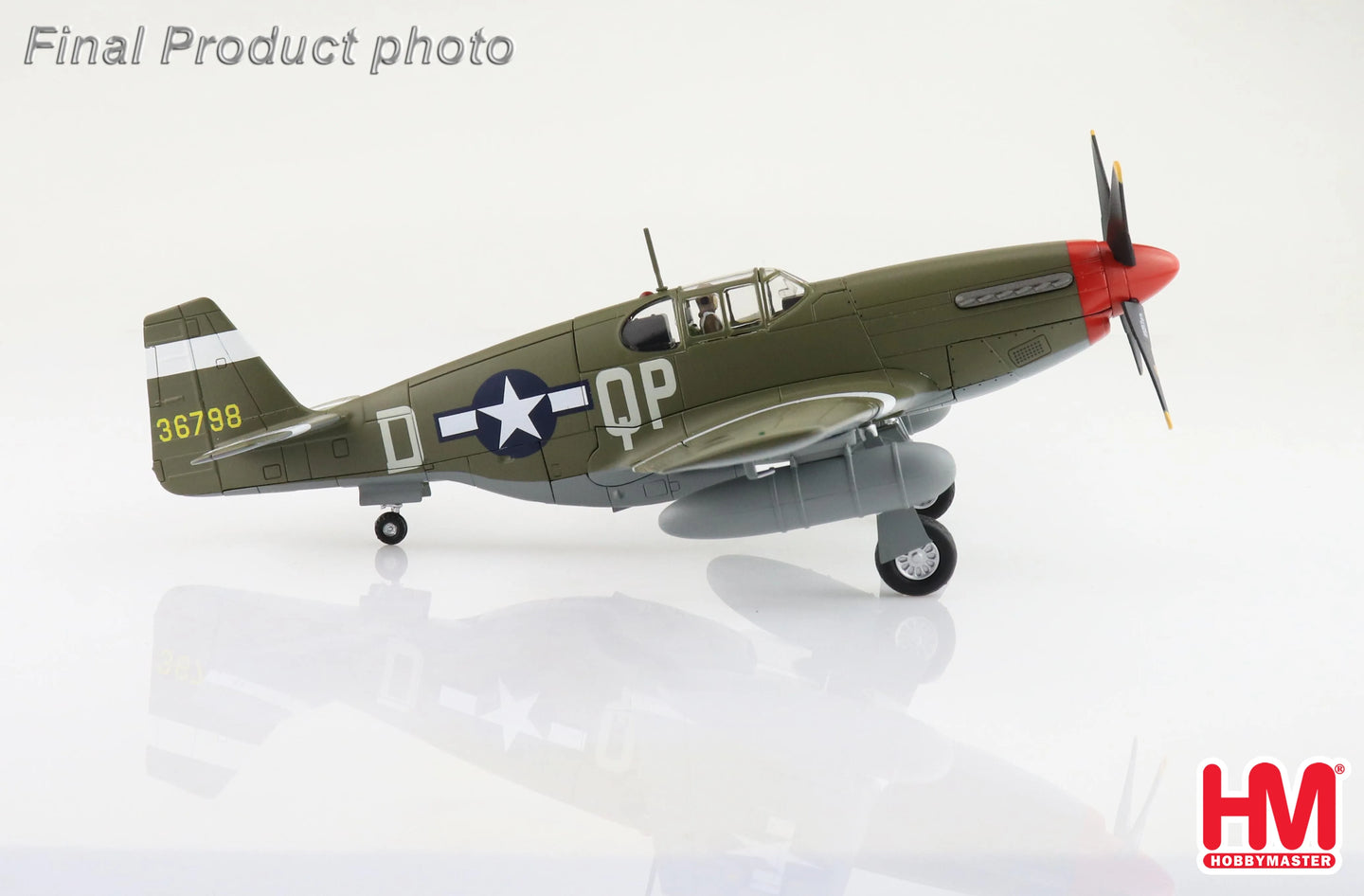 HOBBY MASTER P-51B MUSTANG STEVE PISANOS 36798 4TH FG 334TH FS MAY 1944
