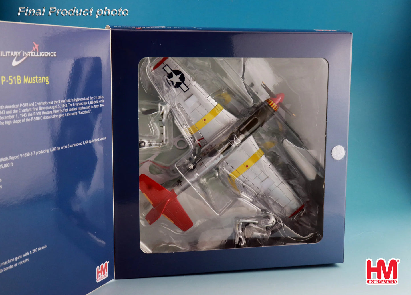 HOBBY MASTER HA8517 P-51C "ALICE-JO" FLOWN BY PILOT CAPT. WENDELL PRUITT 302ND FS RAMITELLI ITALY 1944