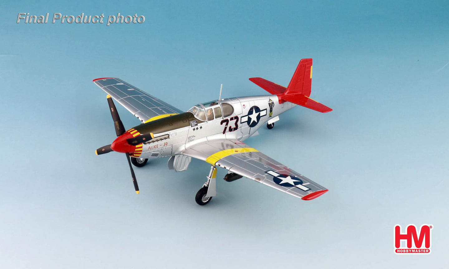 HOBBY MASTER HA8517 P-51C "ALICE-JO" FLOWN BY PILOT CAPT. WENDELL PRUITT 302ND FS RAMITELLI ITALY 1944