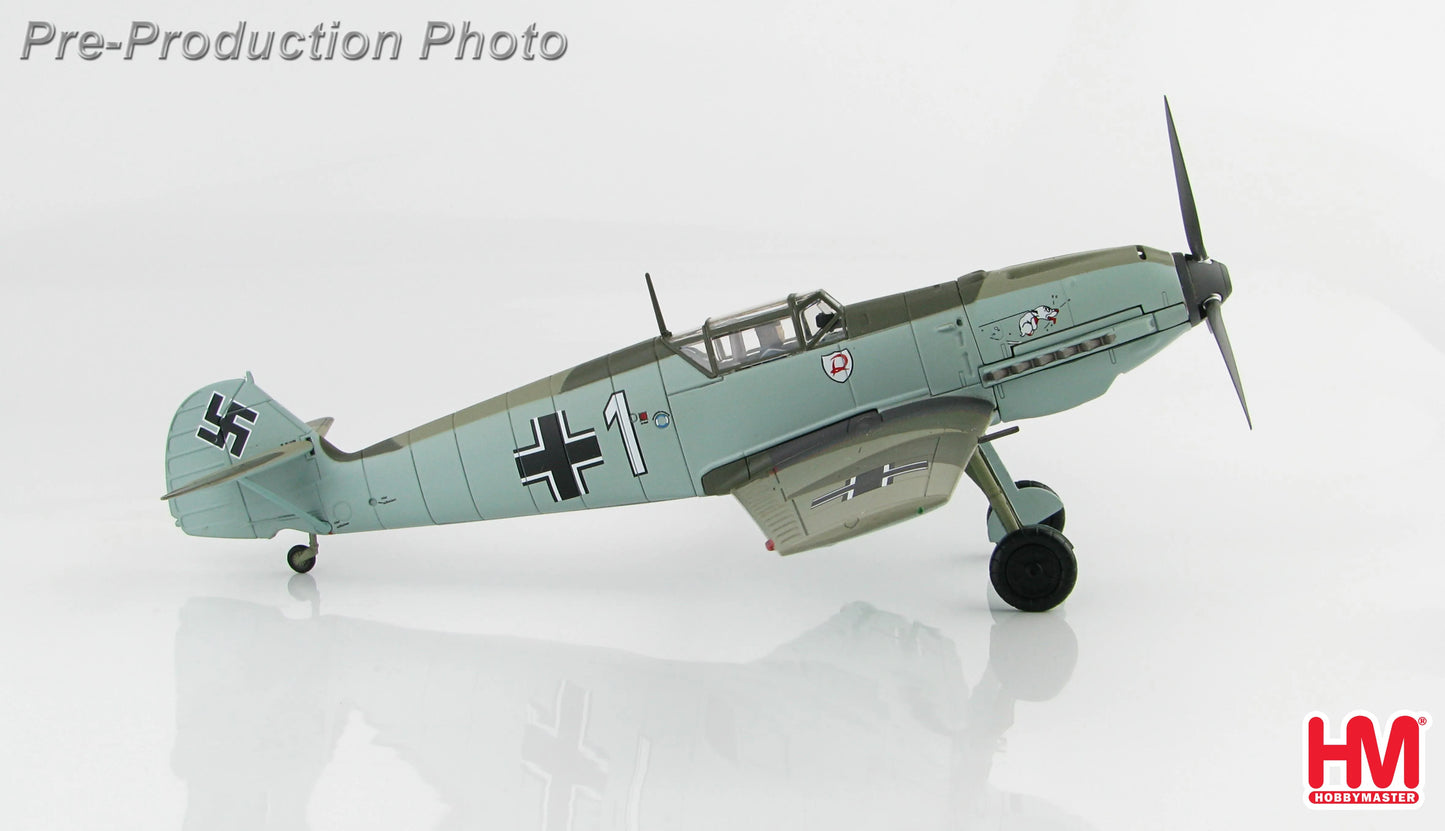 HOBBY MASTER BF 109E LUFTWAFFE WHITE 1 OTTO BERTRAM 1940