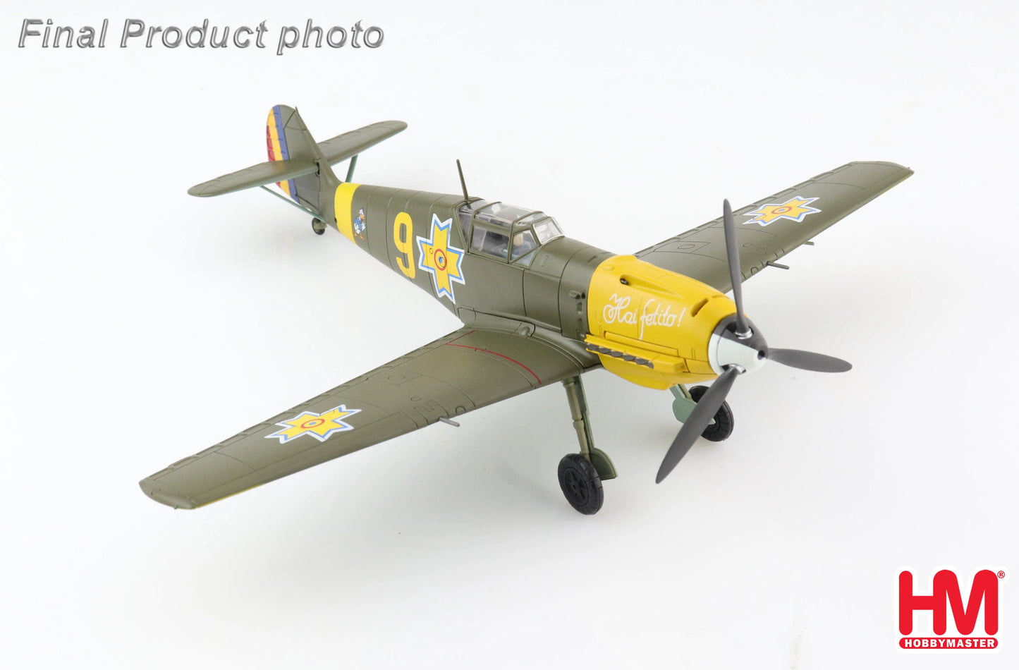 HOBBY MASTER BF 109E-3 NO.9 LT. LOAN DI CESARE GRUPUL1941