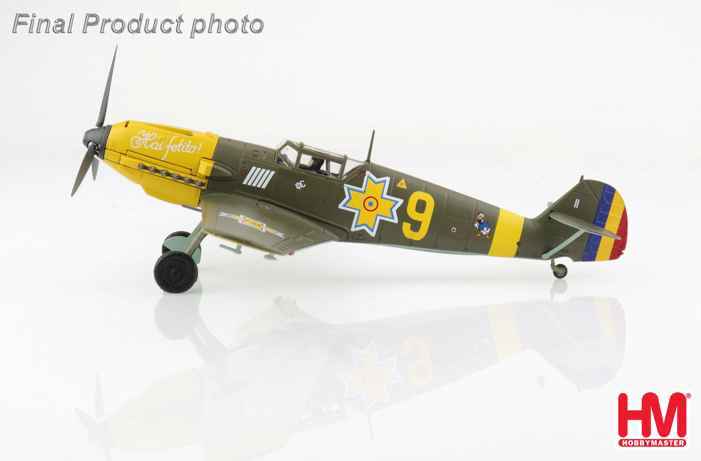 HOBBY MASTER BF 109E-3 NO.9 LT. LOAN DI CESARE GRUPUL1941