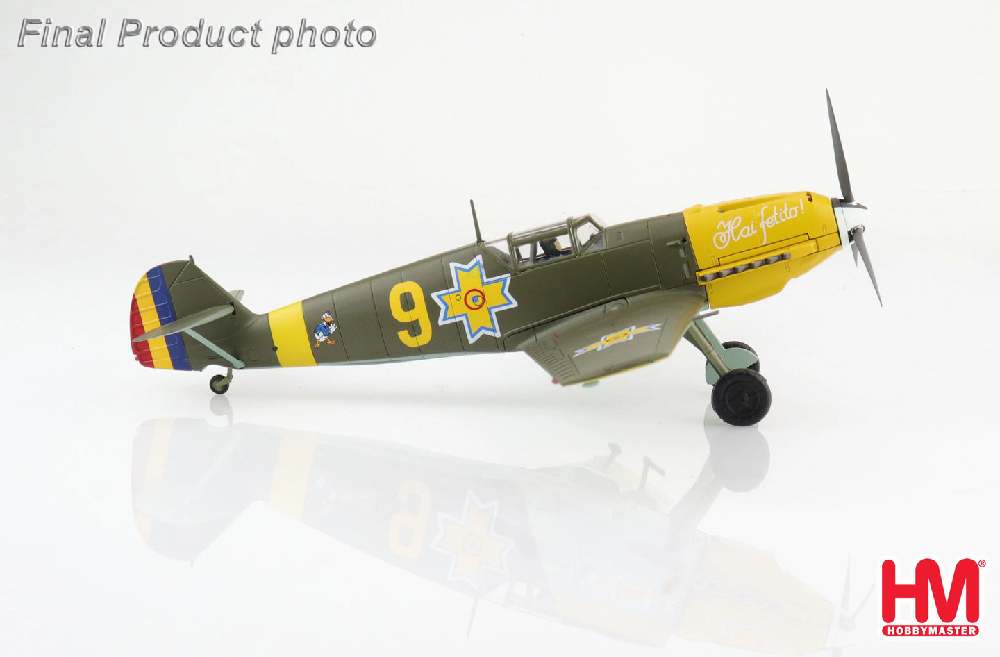 HOBBY MASTER BF 109E-3 NO.9 LT. LOAN DI CESARE GRUPUL1941