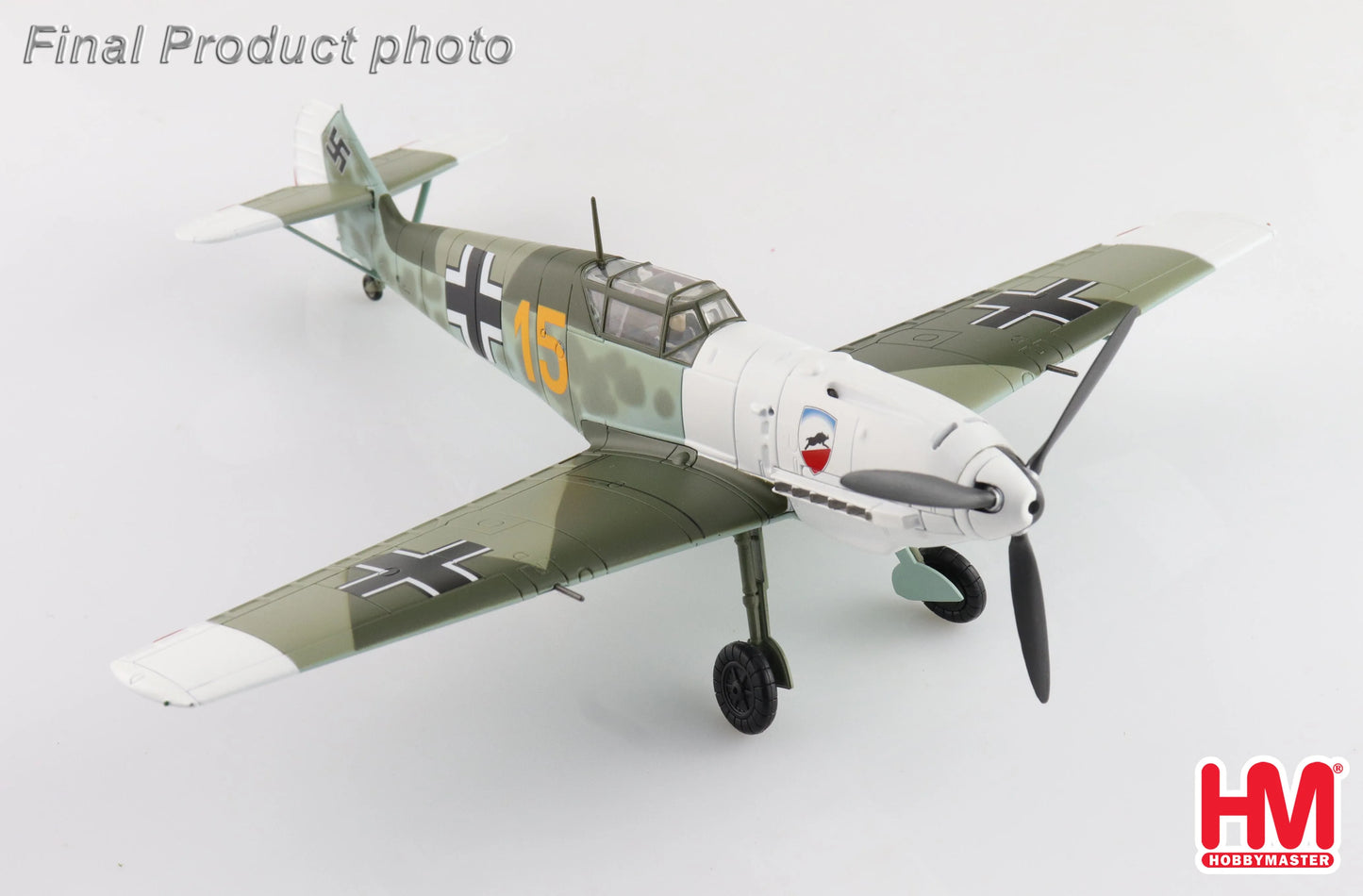 HOBBY MASTER BF 109E-3 KARL WOLFF YELLOW 15 III/JG 52 FRANCE AUGUST 1940