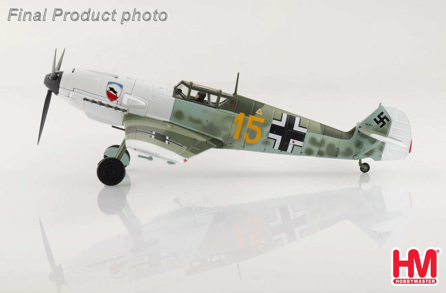 HOBBY MASTER BF 109E-3 KARL WOLFF YELLOW 15 III/JG 52 FRANCE AUGUST 1940