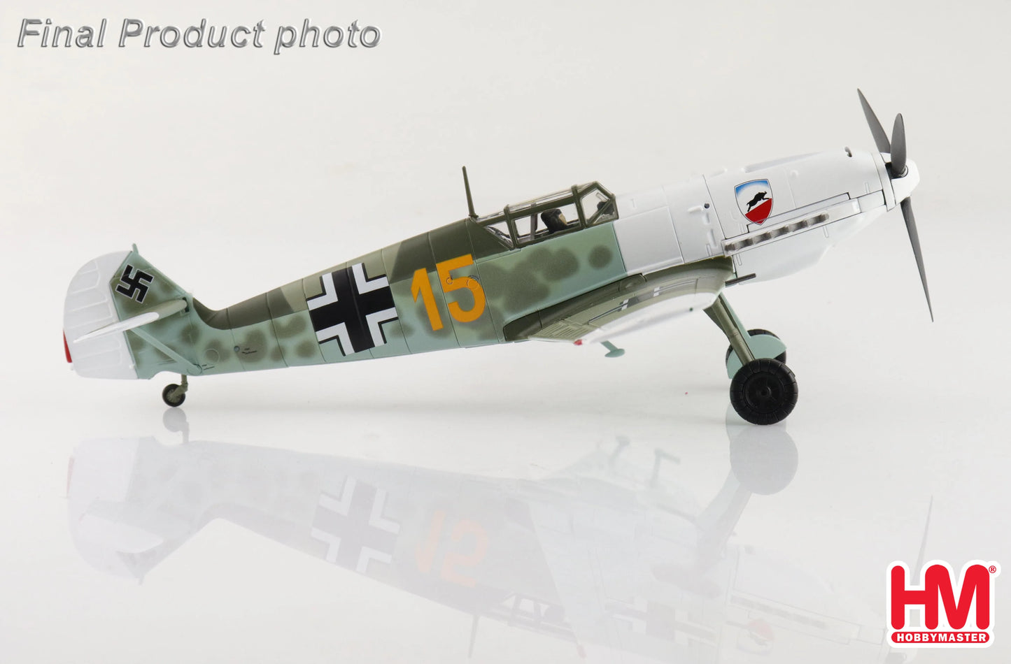 HOBBY MASTER BF 109E-3 KARL WOLFF YELLOW 15 III/JG 52 FRANCE AUGUST 1940